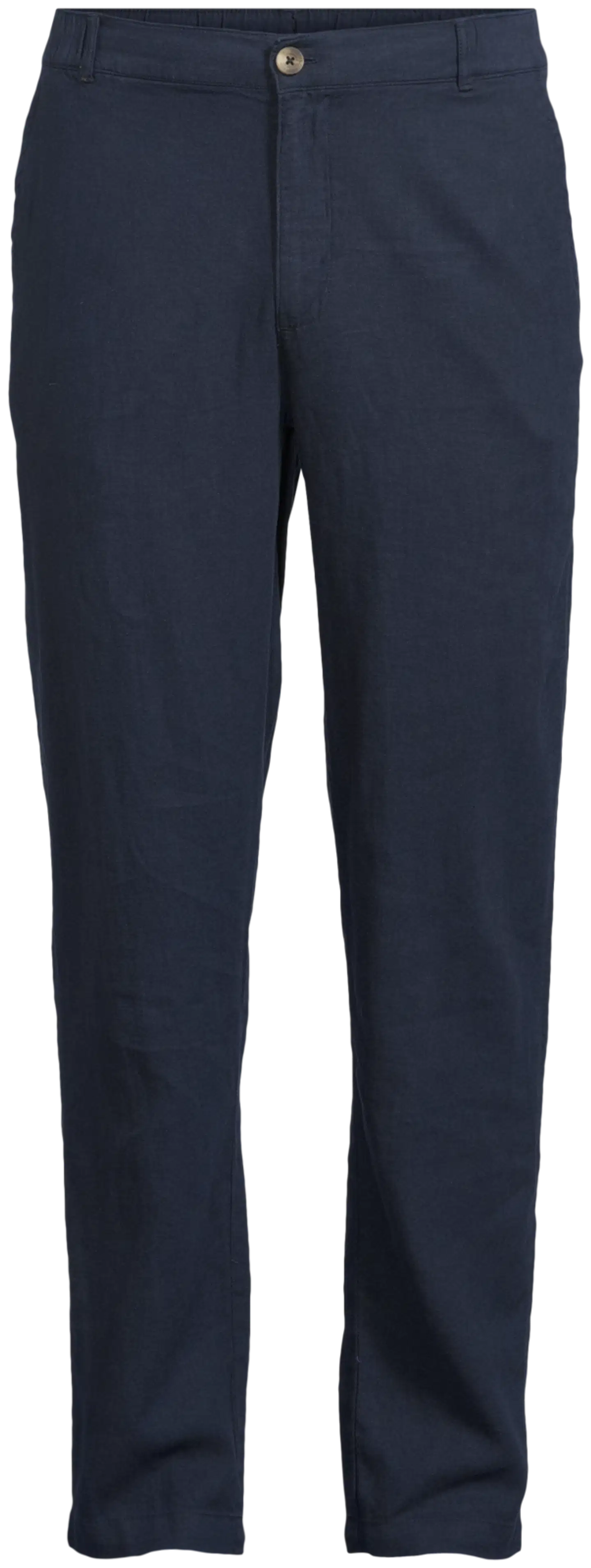 London Fog miesten pellavachinot 202LF15265 - D. blue - 2