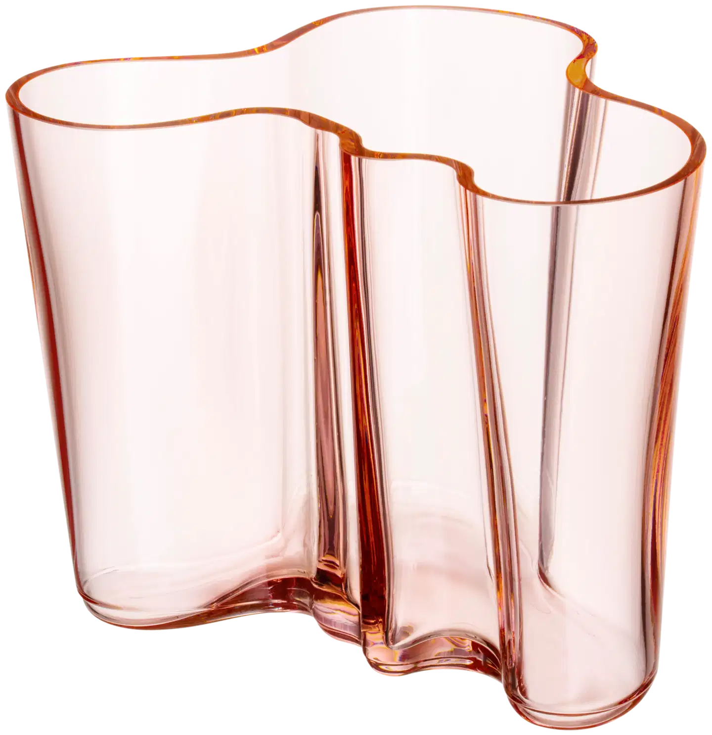 Iittala Aalto maljakko 160mm lohenpunainena