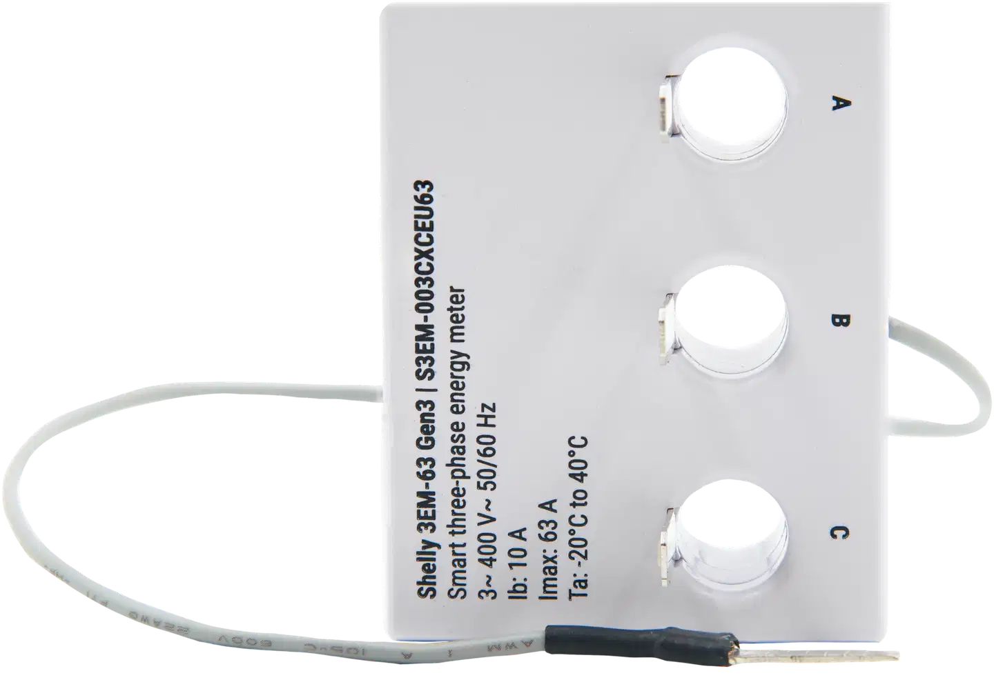 Shelly 3EM-63T Gen3 (liitin) - 3