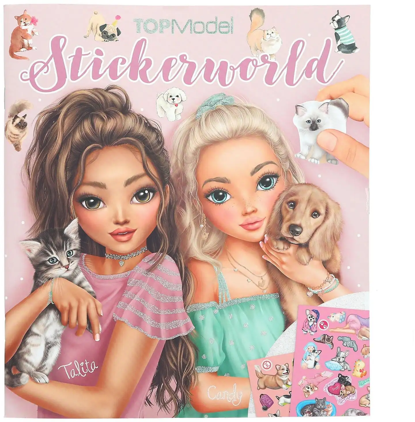 TOPModel Stickerworld KITTY and DOGGY - 1