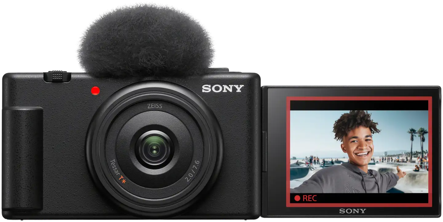 Sony ZV-1F VLOG-digikamera, 20mm laajakulmaobjektiivilla - 1