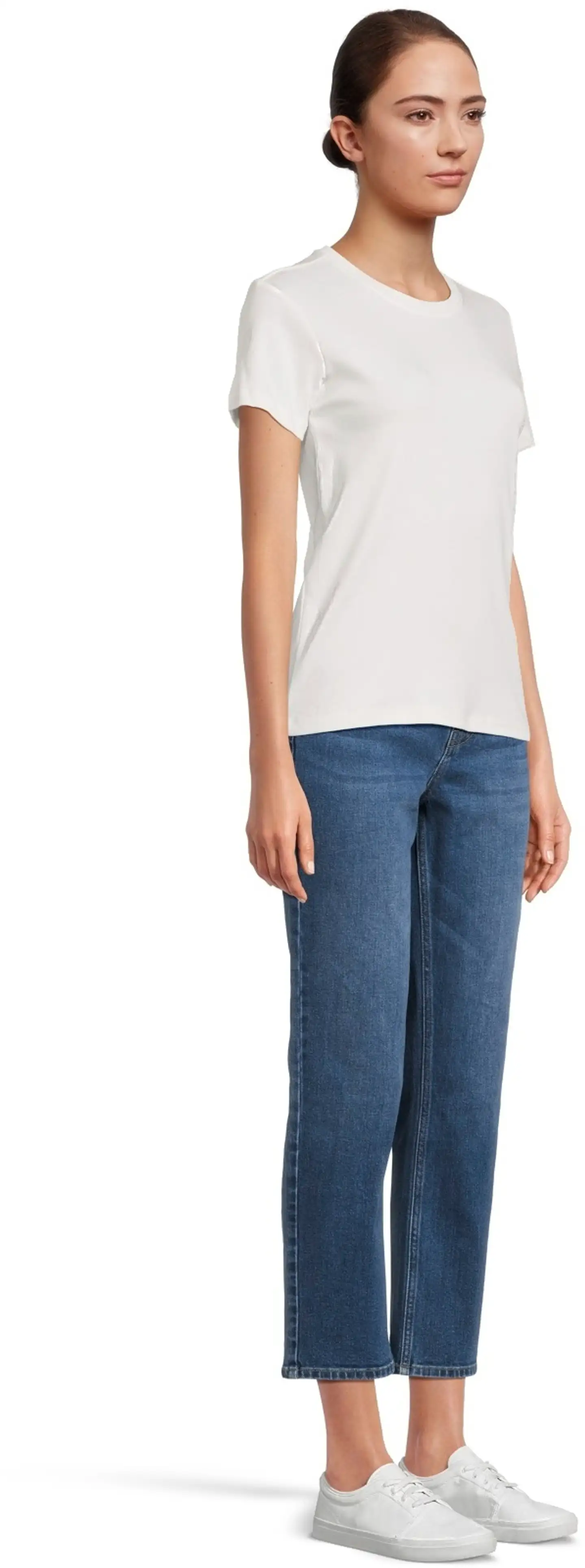 House naisten lyhythihainen t-paita Aelii - WHITE - 4