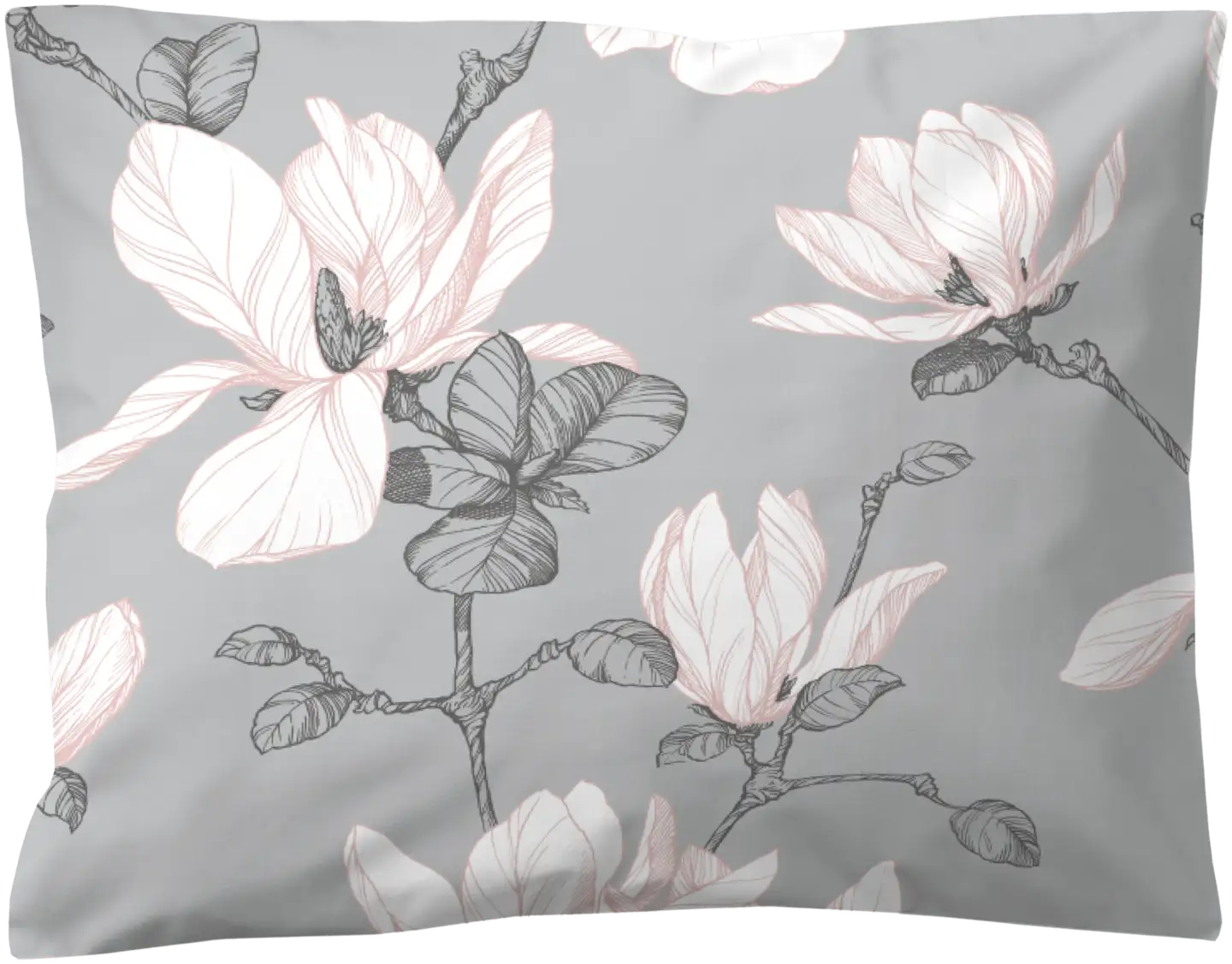 Finlayson satiini tyynyliina Magnolia 50X60 harmaa - 1