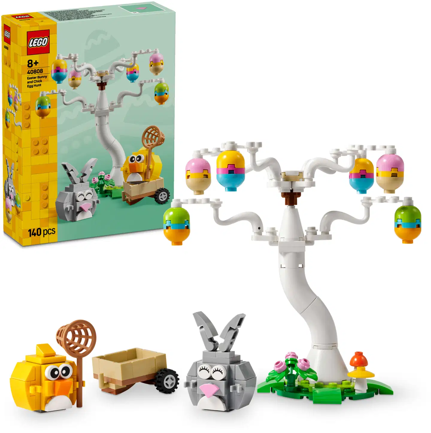 LEGO® Seasons and Occasions 40808 Pupu ja tipu pääsiäismunia metsästämässä - 1