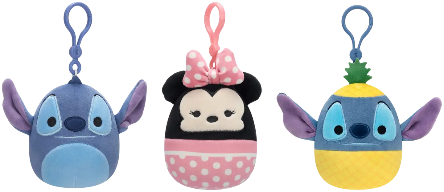 Squishmallows 9 cm Disney klipsipehmo - 1