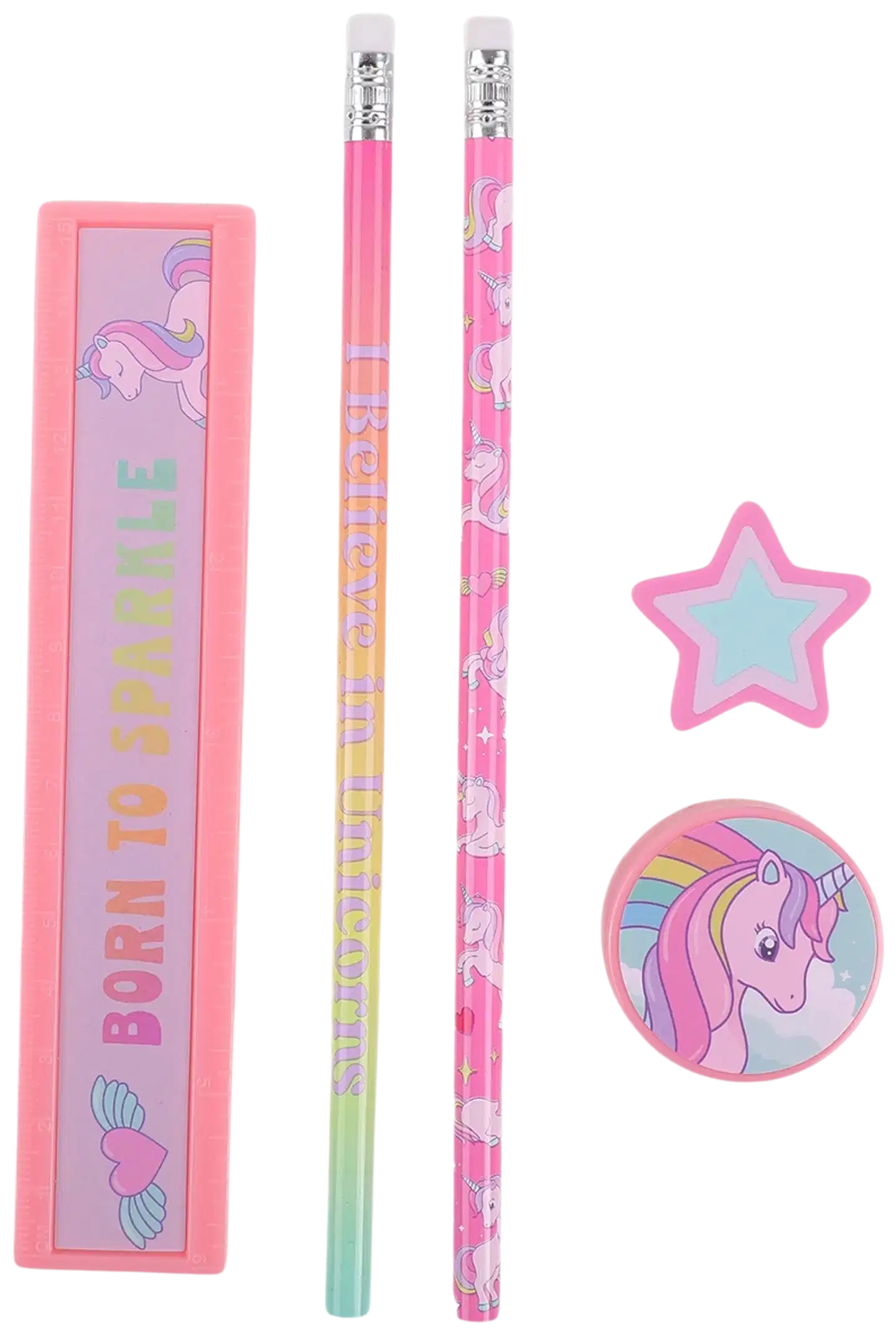 Kirjoitussetti Unicorn 5 osaa - 2
