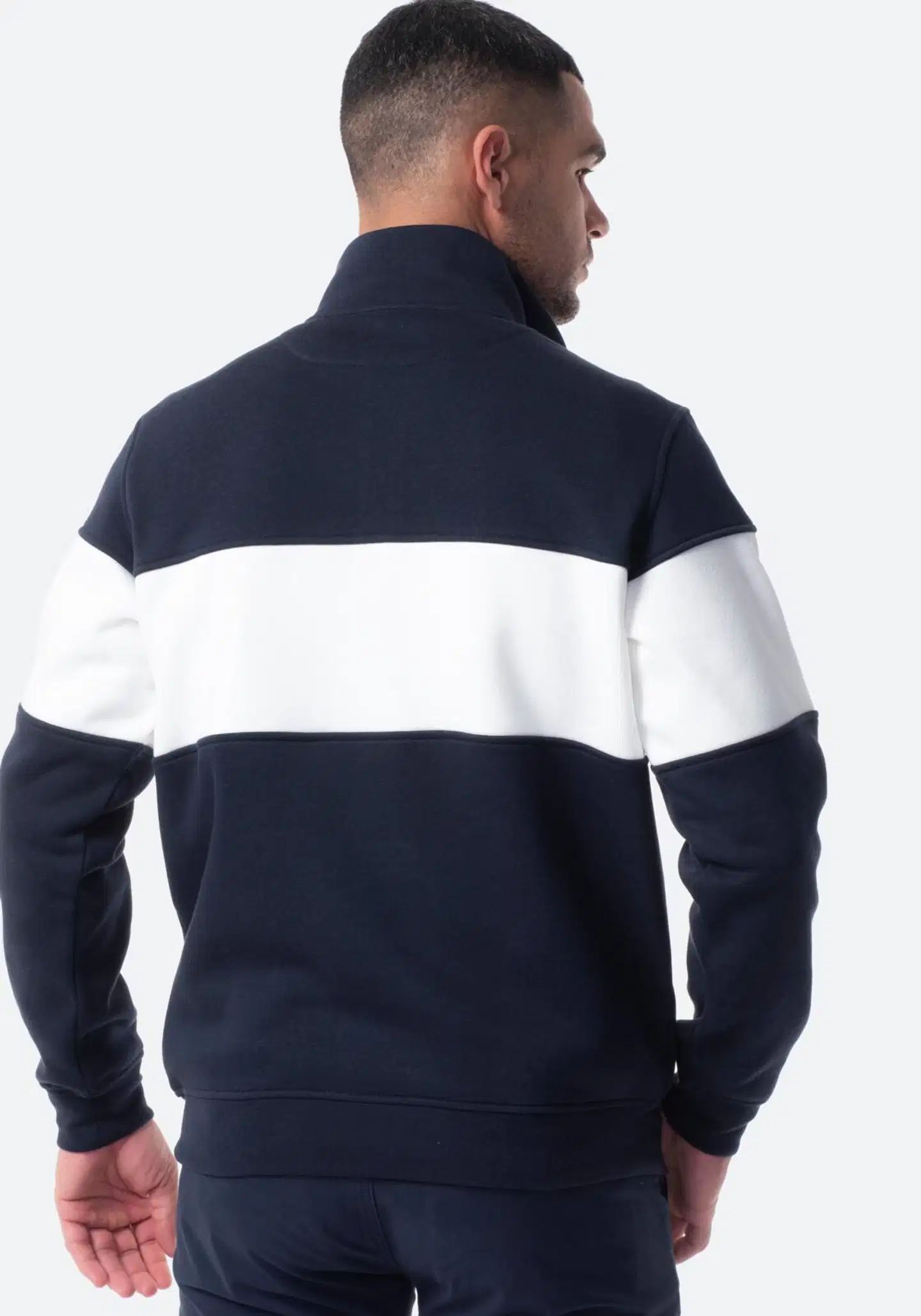 TEX miesten collegepaita 1/2-zip I287408 - NAVY 2 - 3
