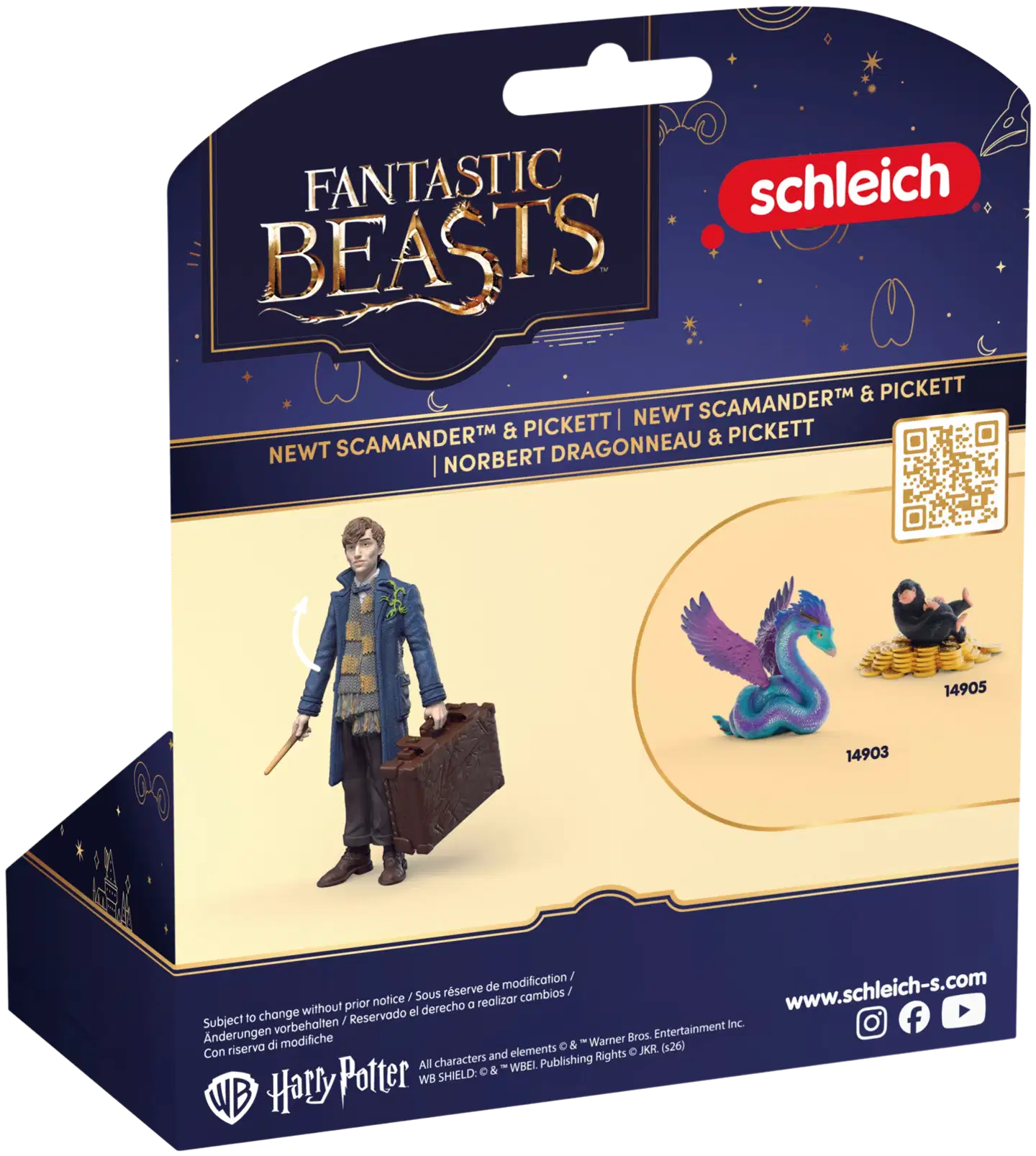 Schleich Newt Scamander &amp; Pickett - 3
