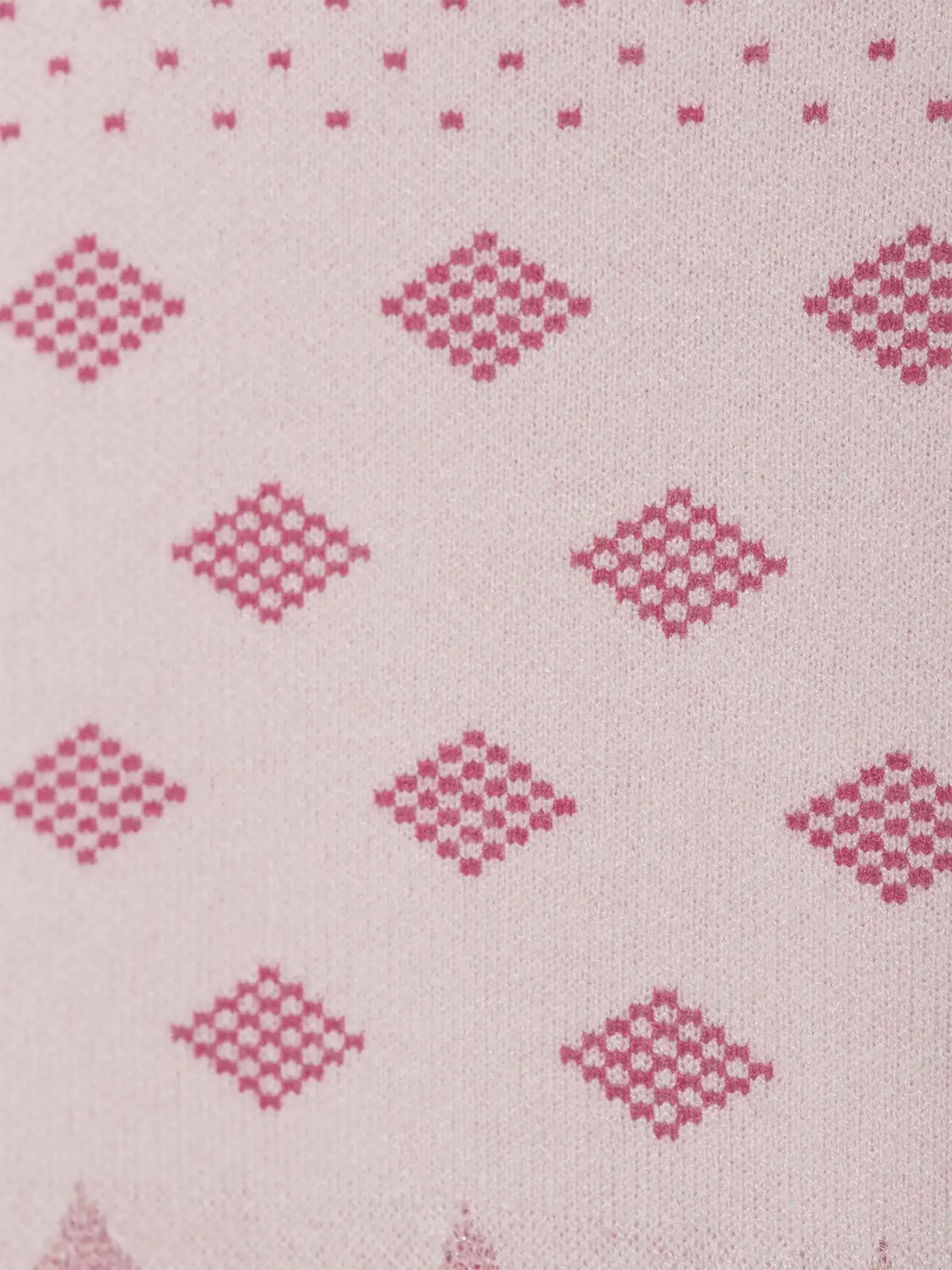 House naisten jouluneule jacquard 213HX42268 - Pink - 5