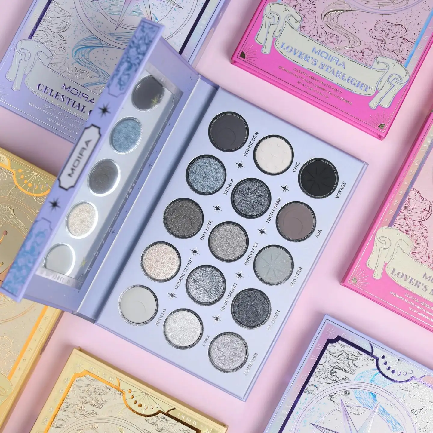 MOIRA Celestial Chic Eyeshadow Palette -luomiväripaletti - 4