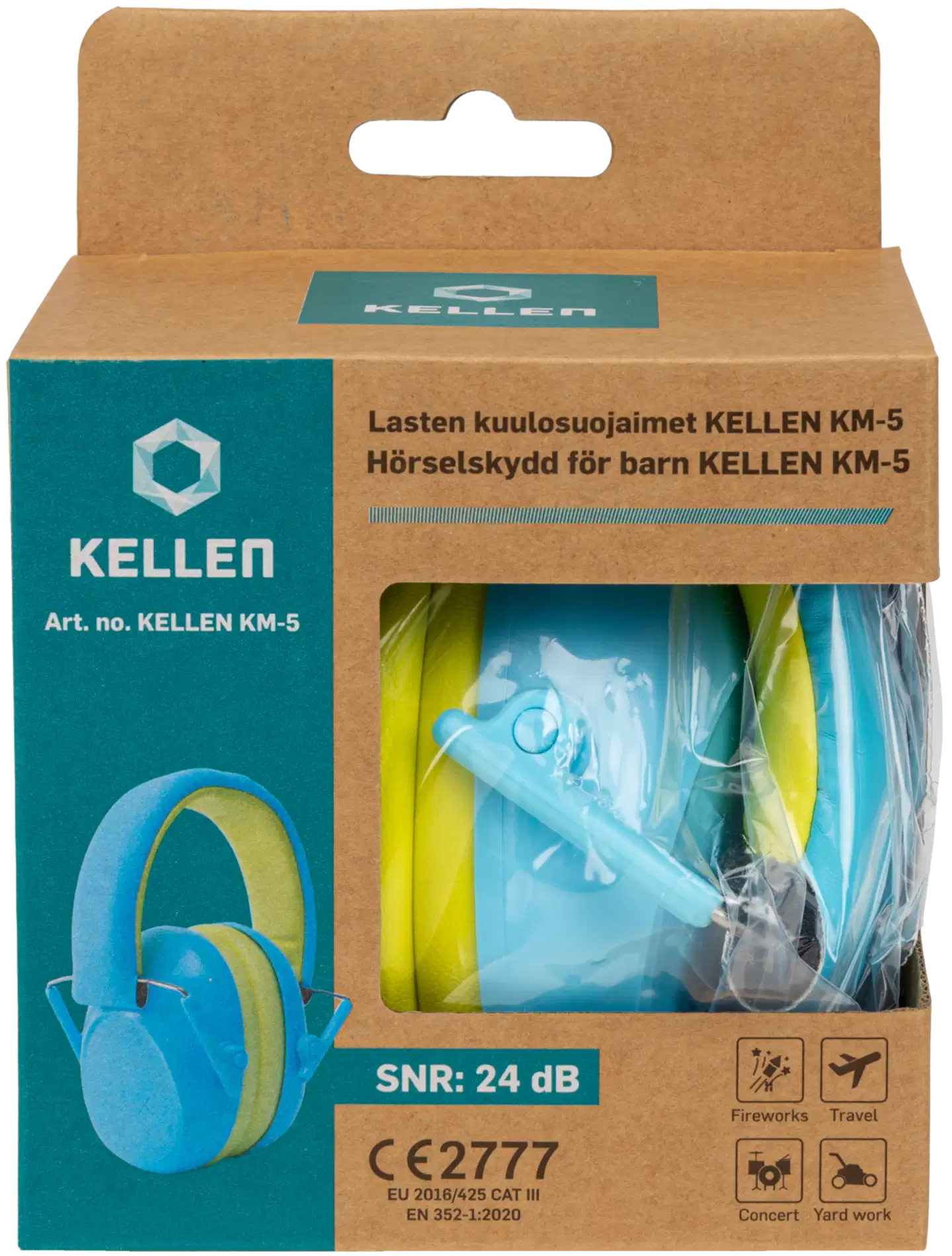 Kellen lasten kuulosuojaimet KM-5