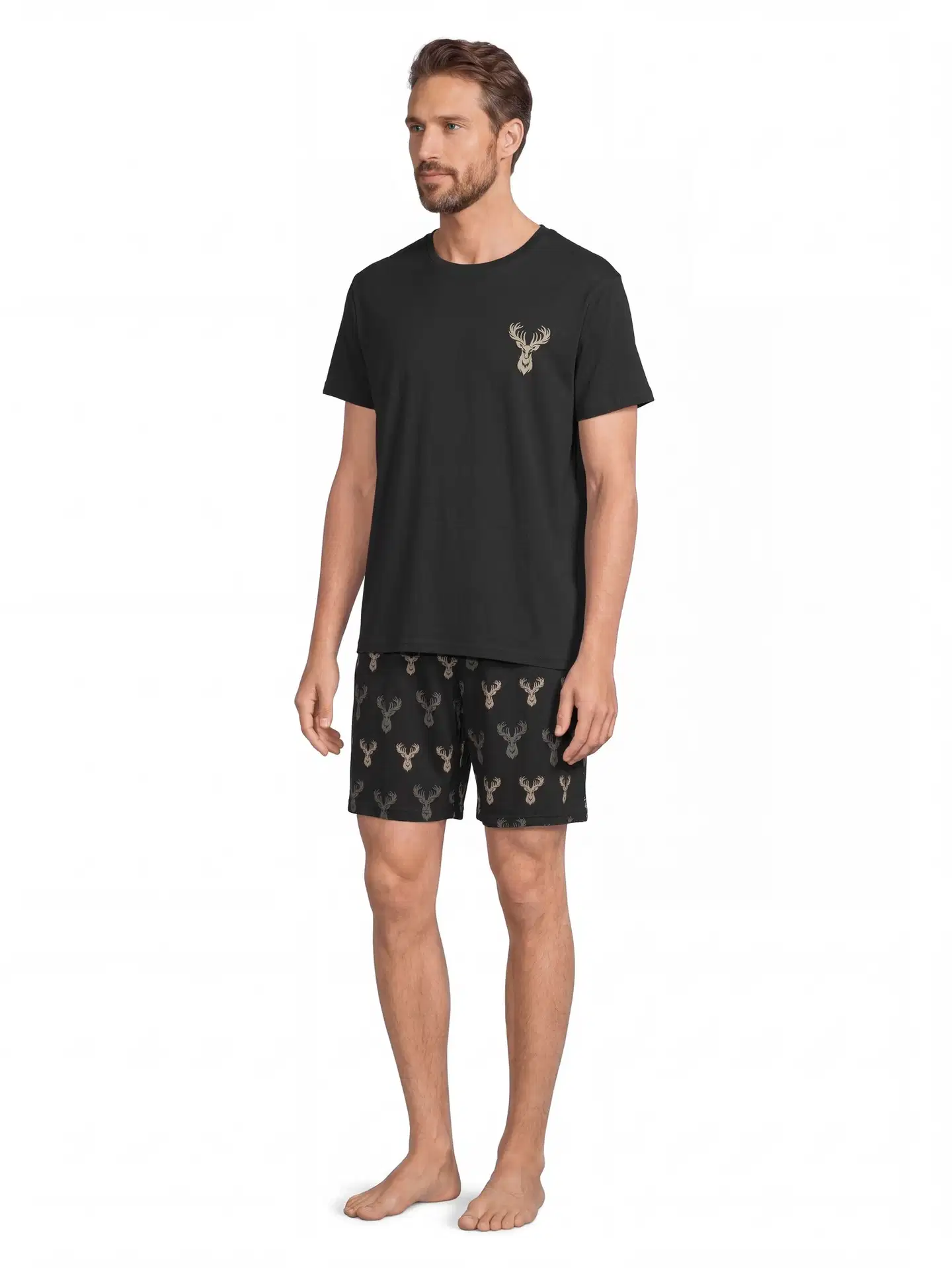 House miesten shortsipyjama 191H422611 - DARK GREY - 1