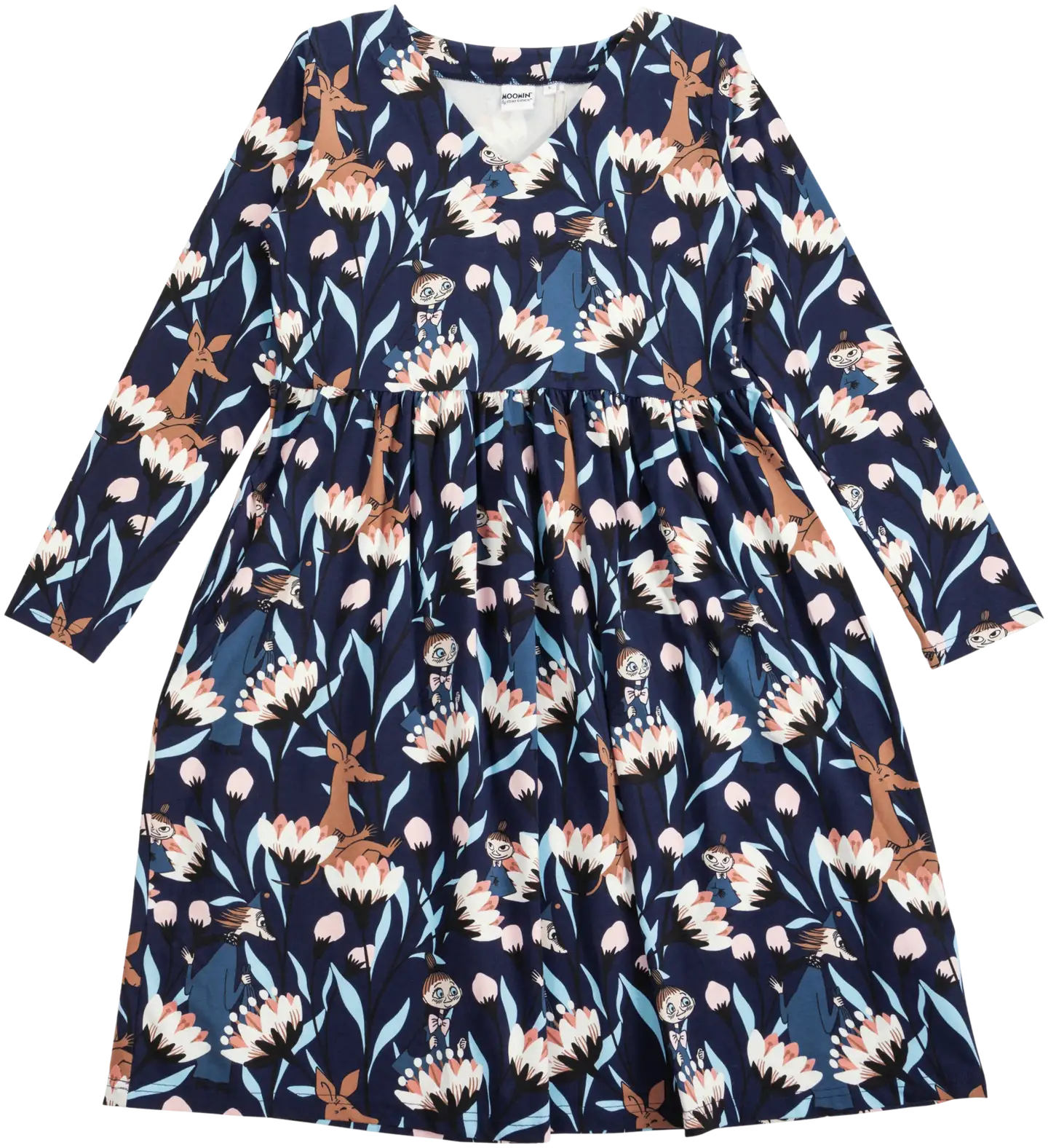 Moomin by Martinex naisten mekko Hely Magnolia 588322 - tummansininen