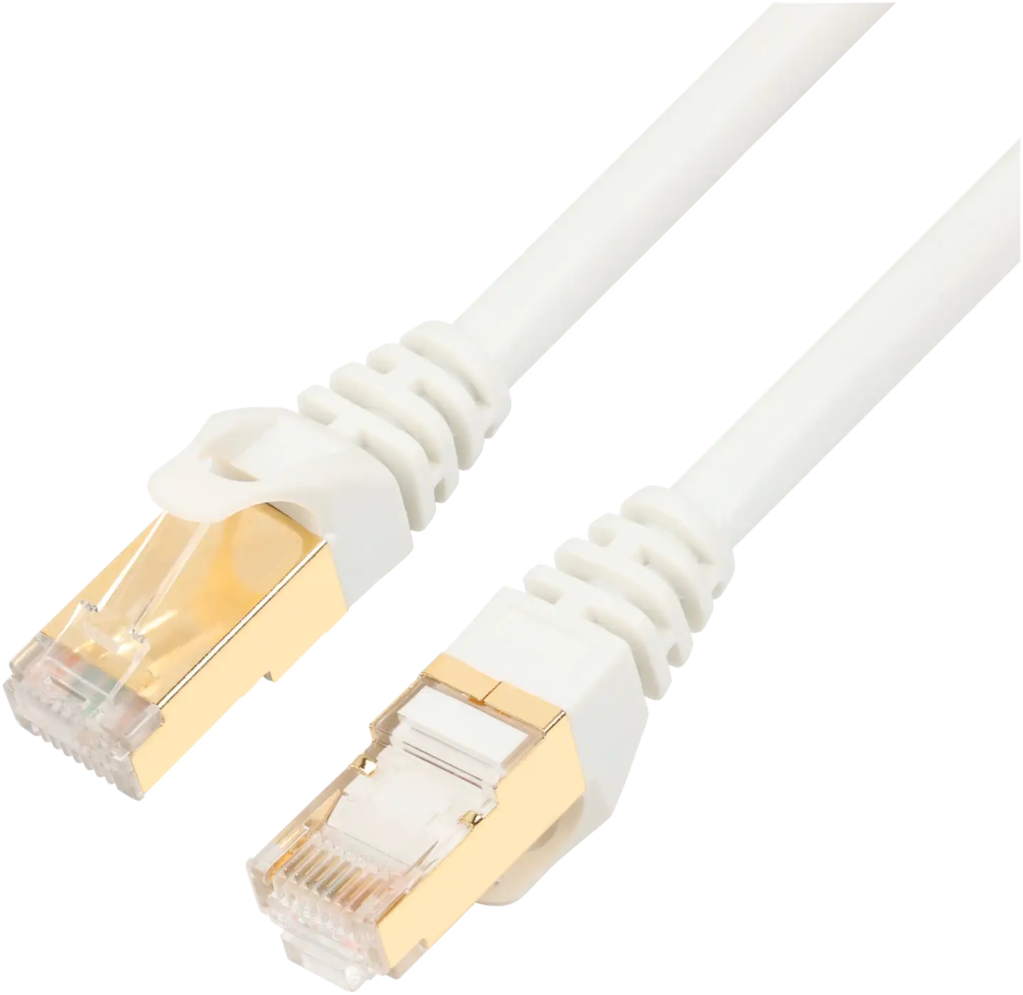 Wave S/FTP CAT7 10Gbit Ethernet LSZH parikaapeli, 5m, Valkoinen - 1