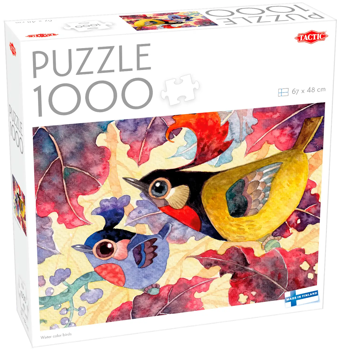 Tactic palapeli Water color birds 1000 palaa - 1