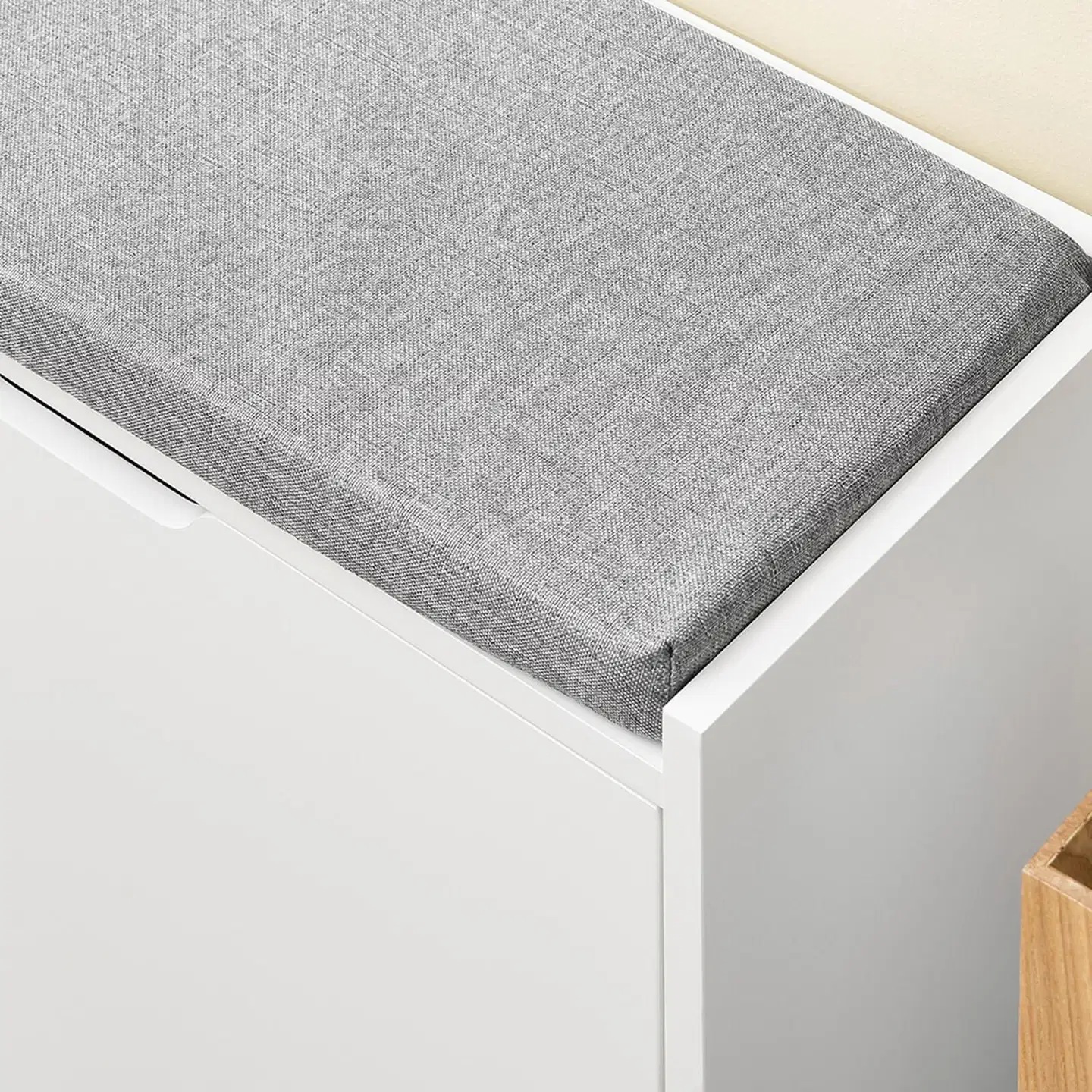 SoBuy kenkäpenkki valkoinen FSR151-L-W - 5