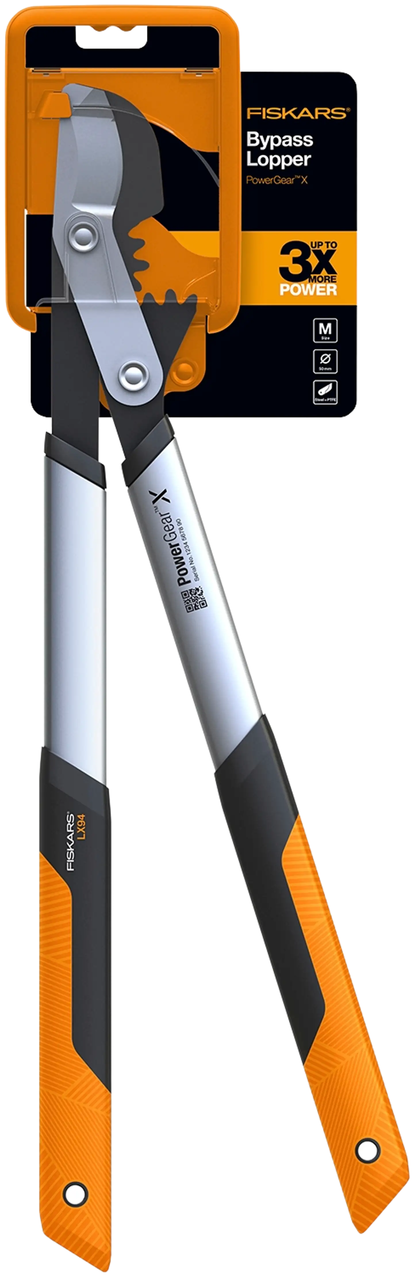 Fiskars PowerGear™ X ohileikkaavat raivaussakset M - 3