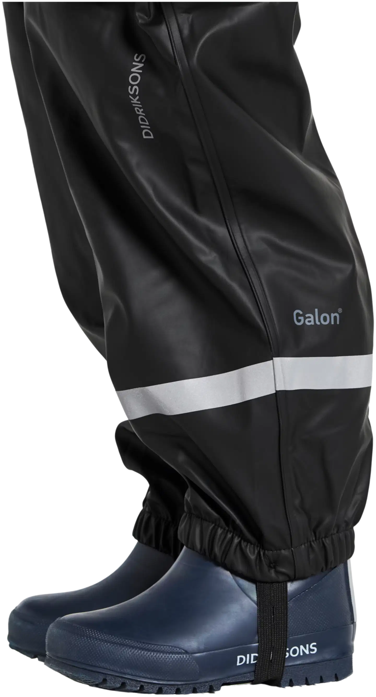 Didriksons lasten sadehousut Plaskeman - BLACK - 5