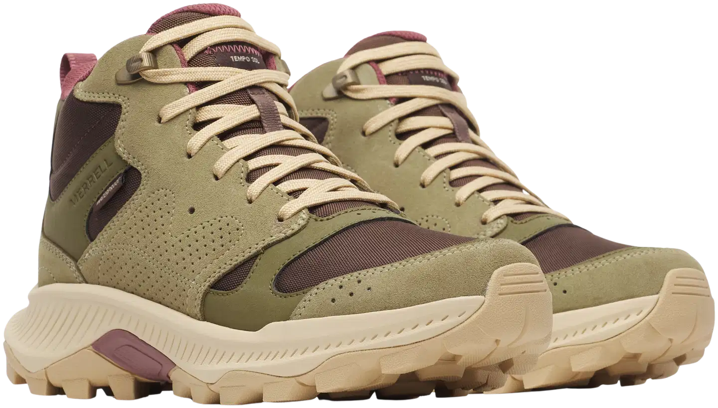 Merrell naisten ulkoilujalkine tempo sol mid - OLIVINE - 3