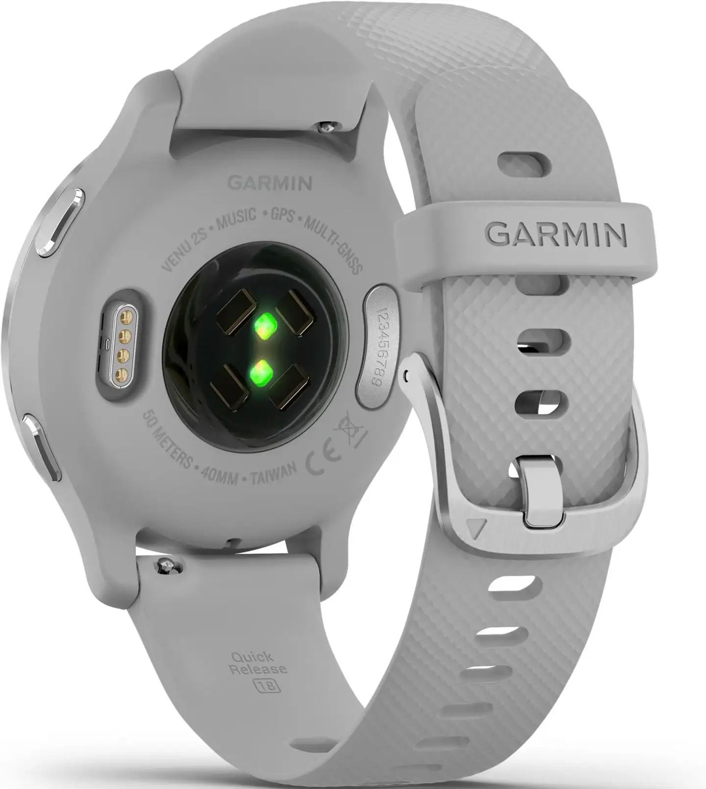 Garmin älykello Venu 2s, harmaa/hopea - 5