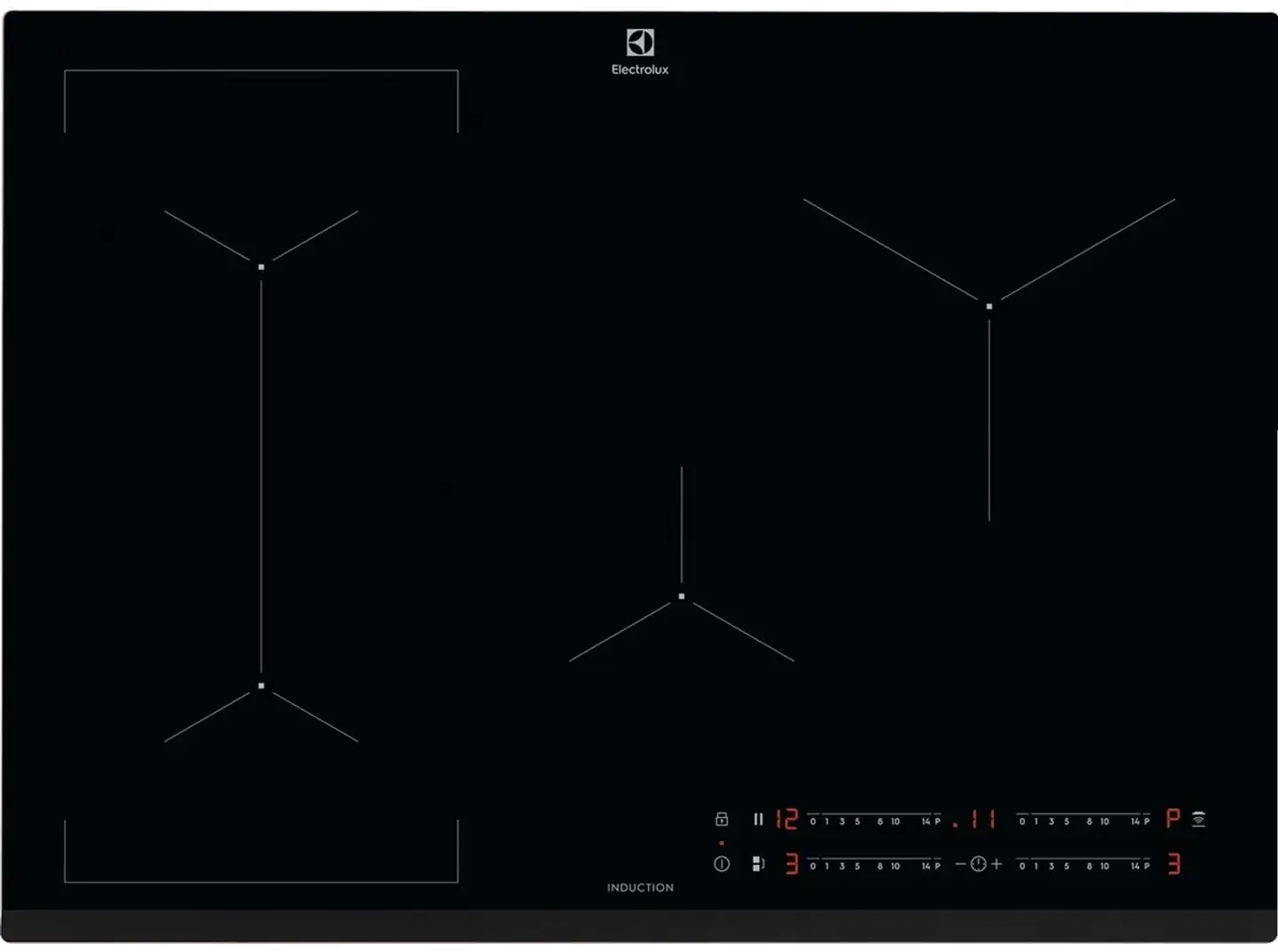 Electrolux induktiotaso HOB750MF musta - 1