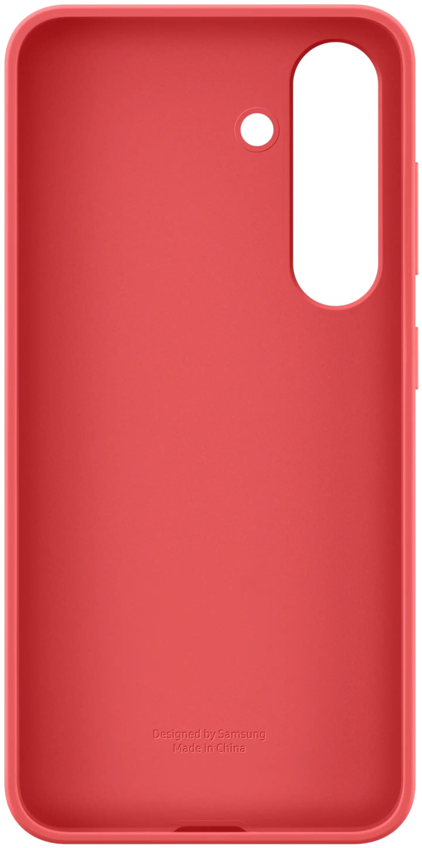 Samsung s25 suojakuori silicone case red - 5