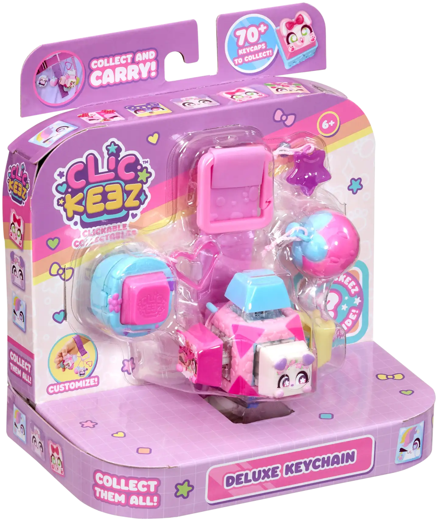 Clickeez Cube Firdget-Avaimenperä - 3