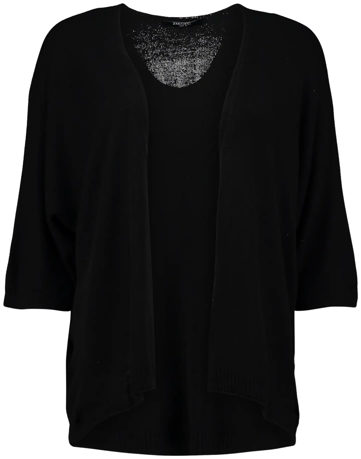 Zabaione naisten neuletakki cl44araa musta bk-148-108 - BLACK - 1