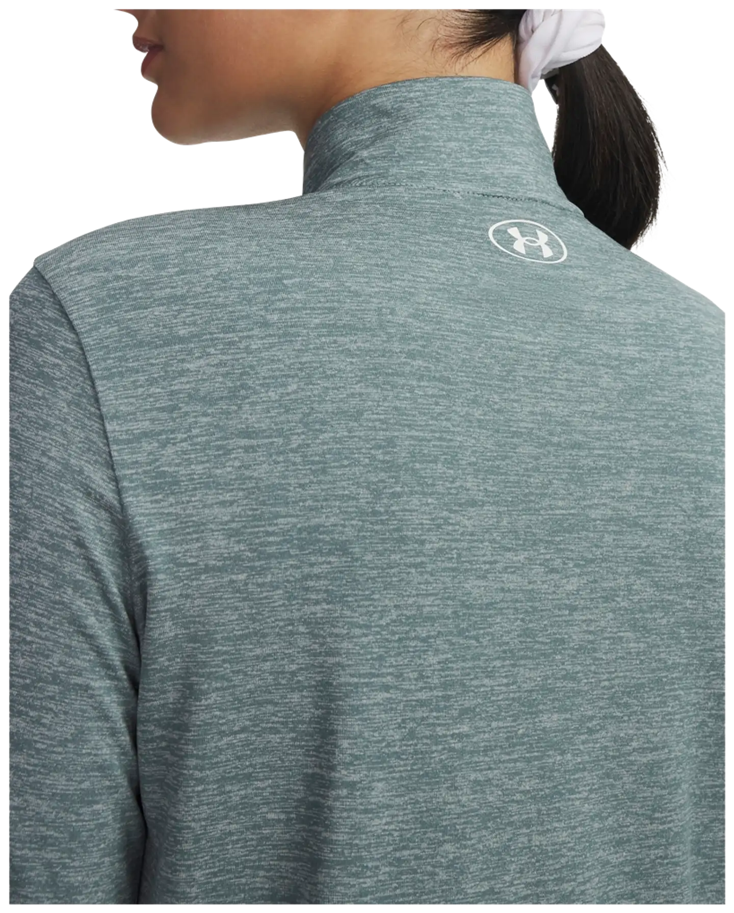 Under Armour naisten pitkähihainen treenipaita Tech 1/2 Zip- Twist 1384225 - Jasper Blue - 3