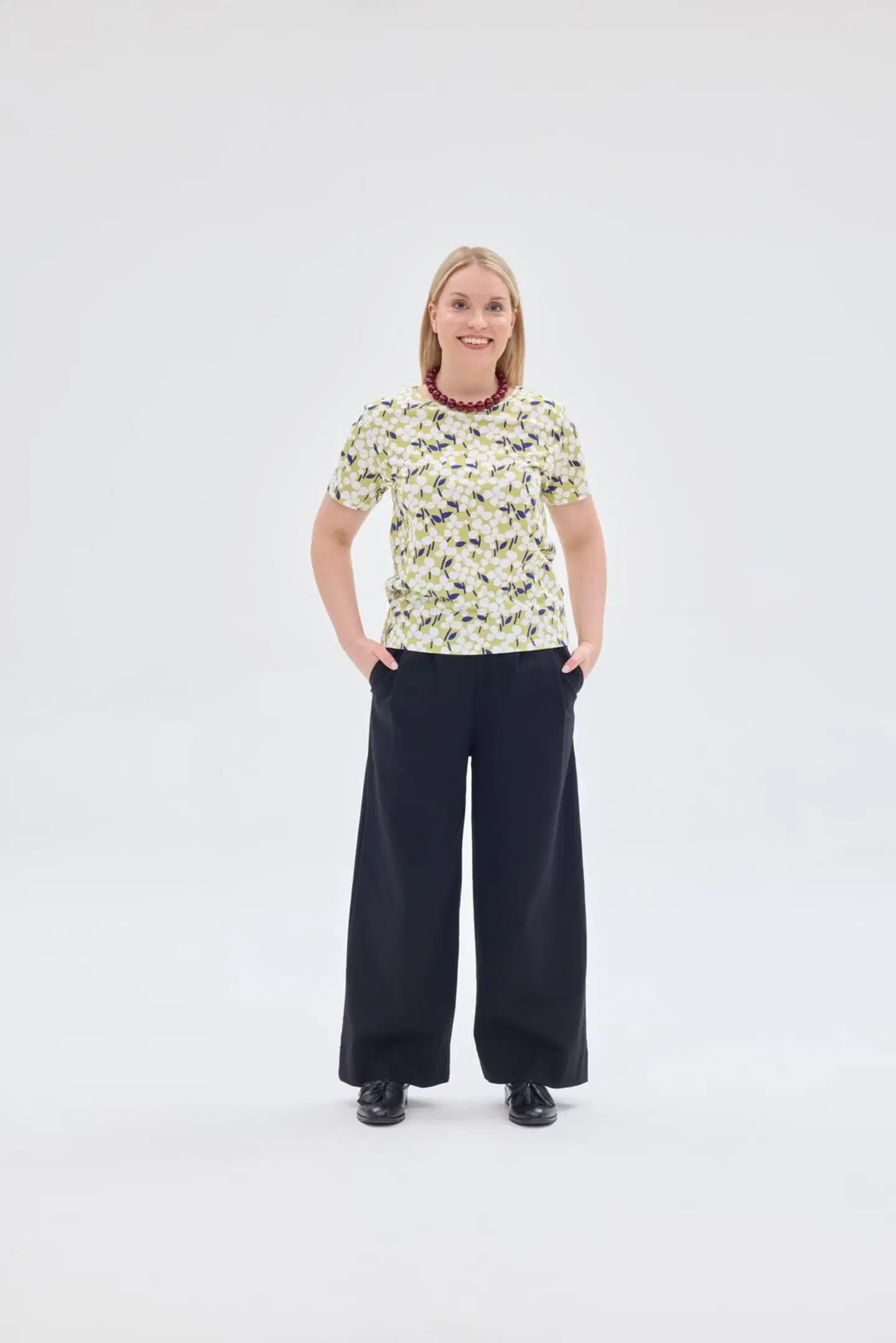 RATIA® N.trikoo T-paita Fiia Onnen apila - Keltainen - 3