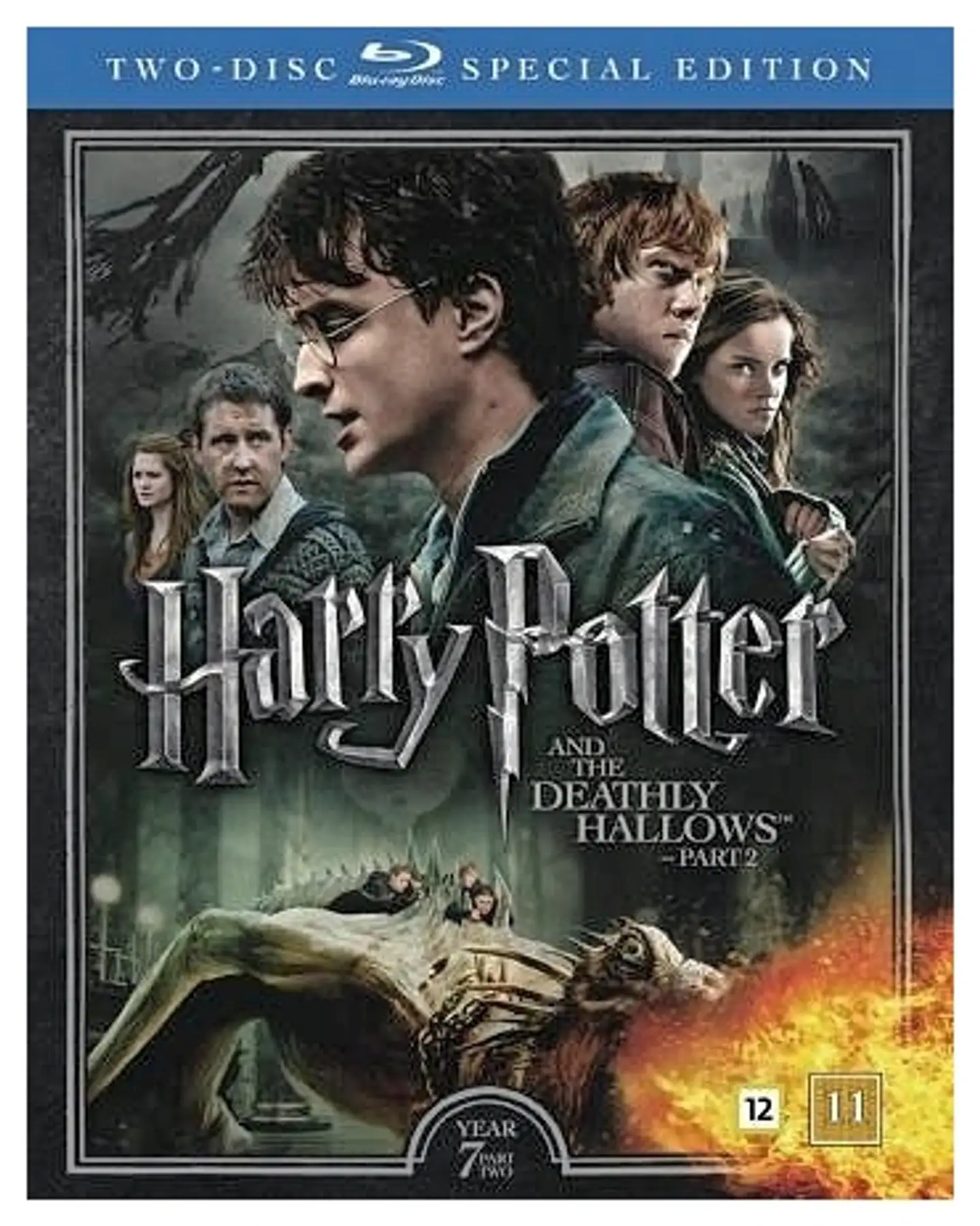 Harry Potter ja kuoleman varjelukset osa 2 + Dokumentti 2Blu-ray