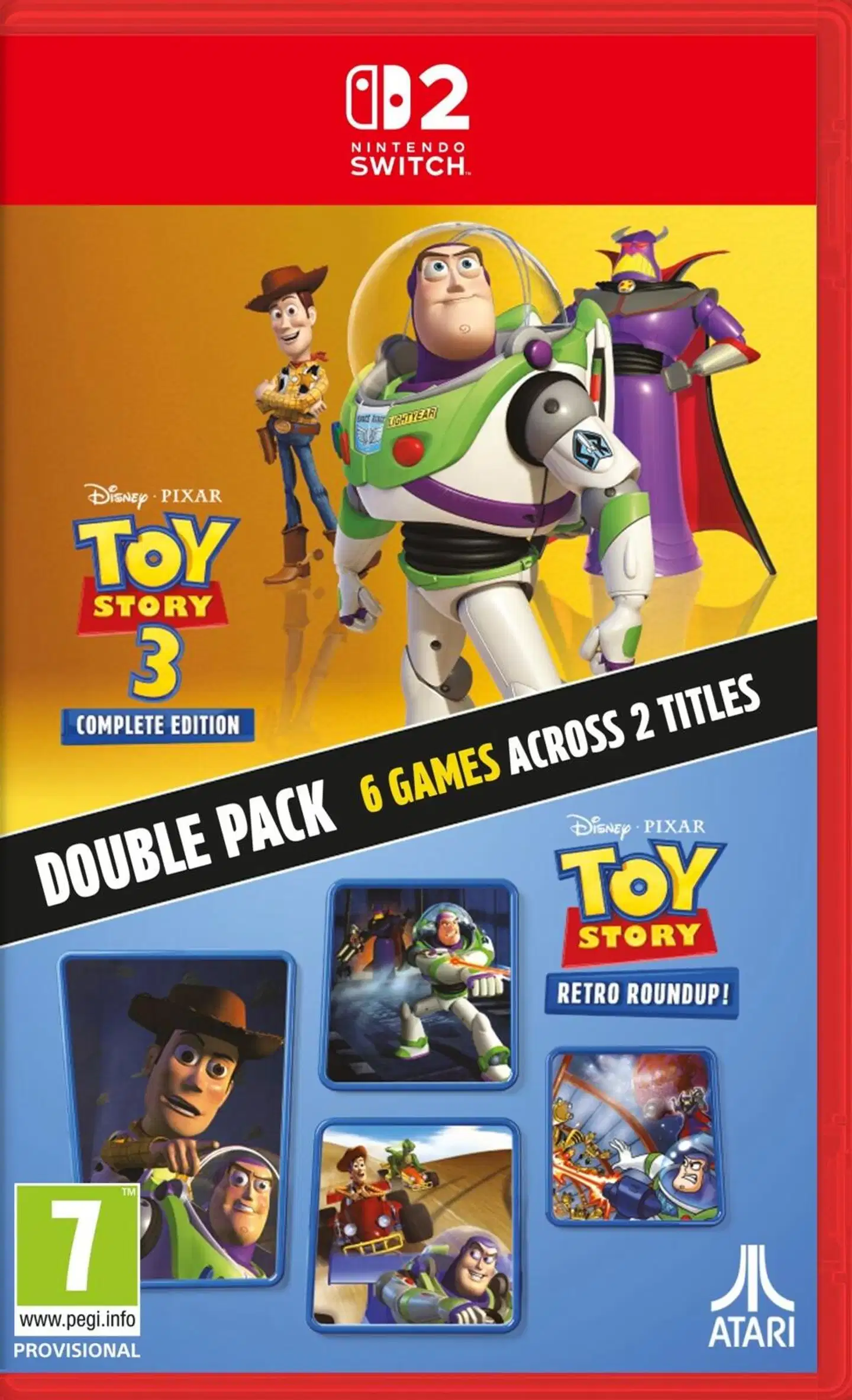 Nintendo Switch 2 Toy Story: Retro Roundup! + Toy Story 3 Complete Edition Double Pack