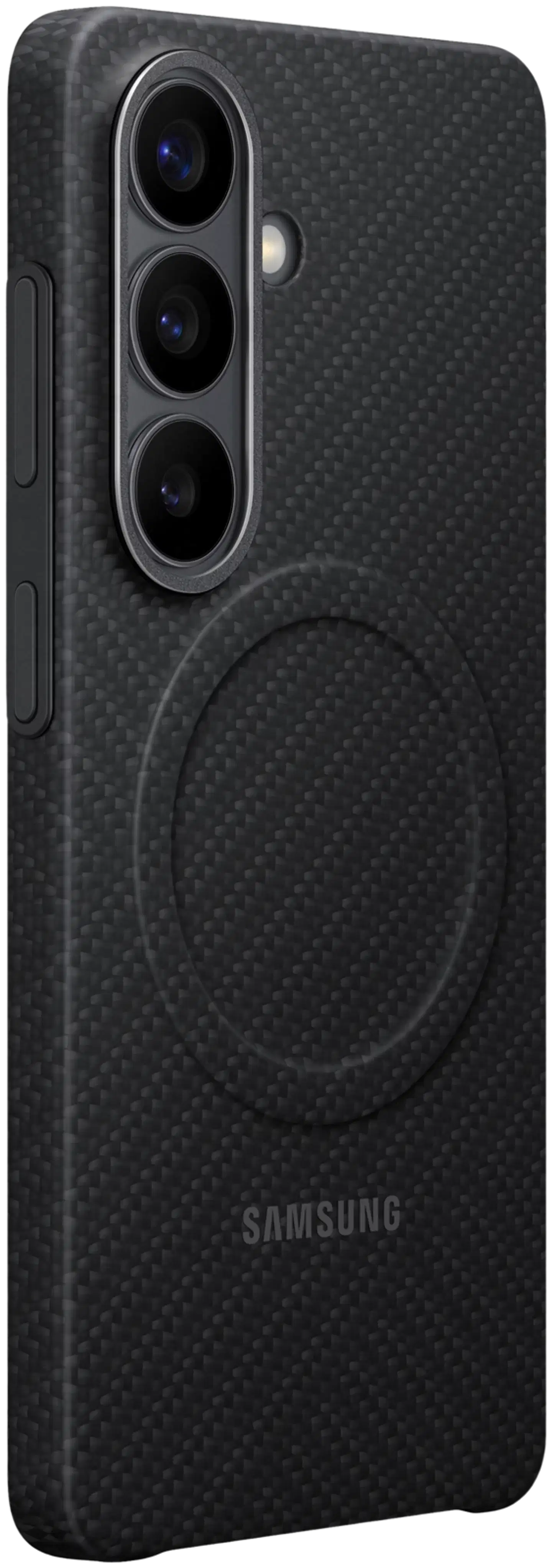 Samsung suojakotelo Galaxy S26 Carbon Magnet -Qi2 musta - 2