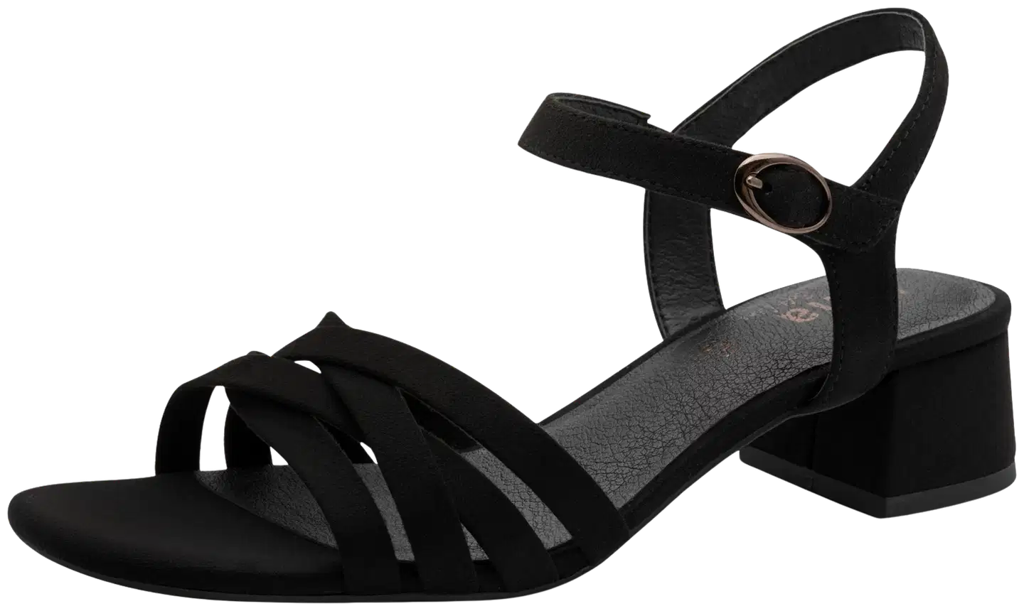 Jana shoes sandaali, leveä lesti - BLACK - 1