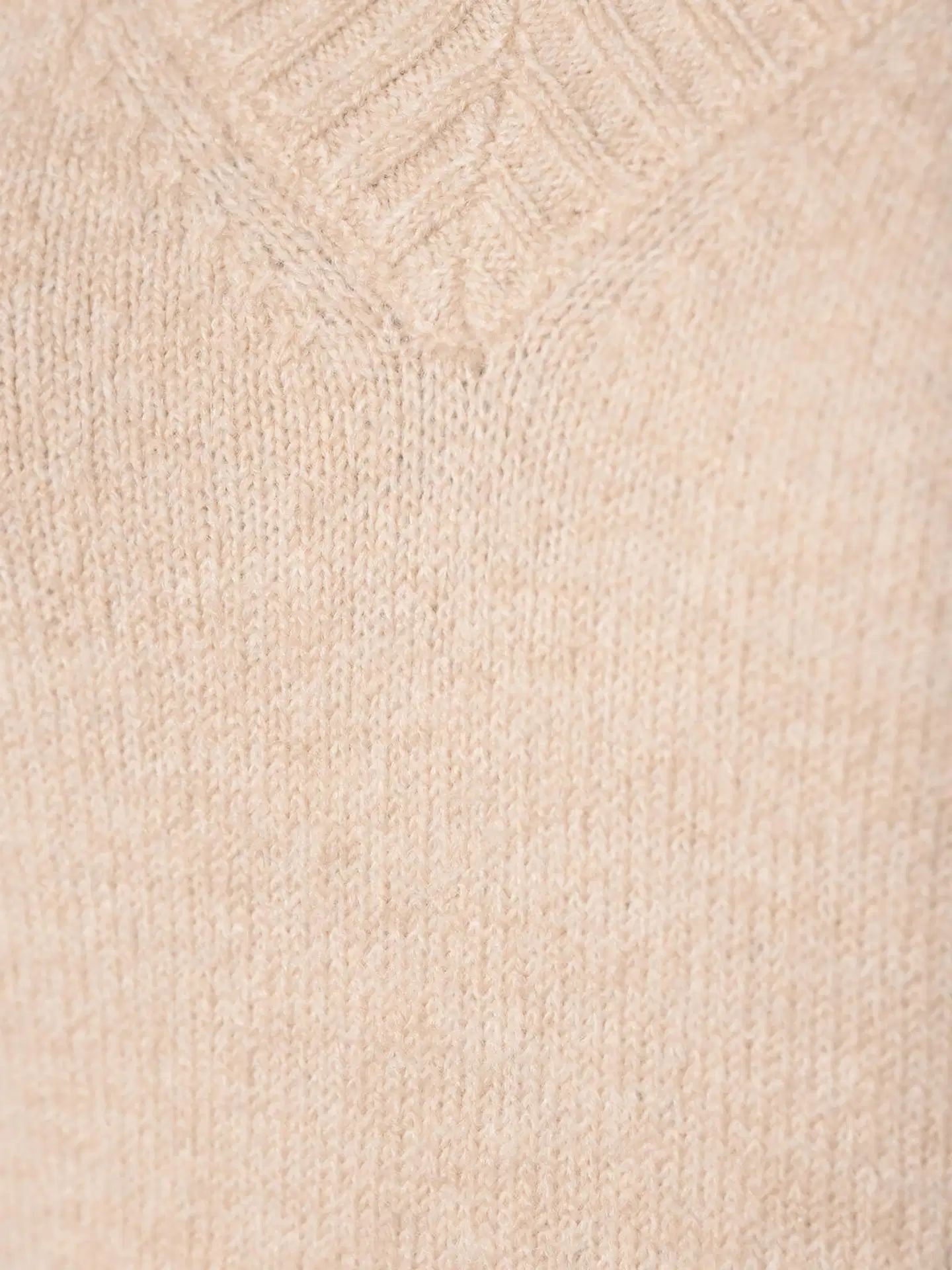 House naisten neule Fluffy-V - Sand - 6