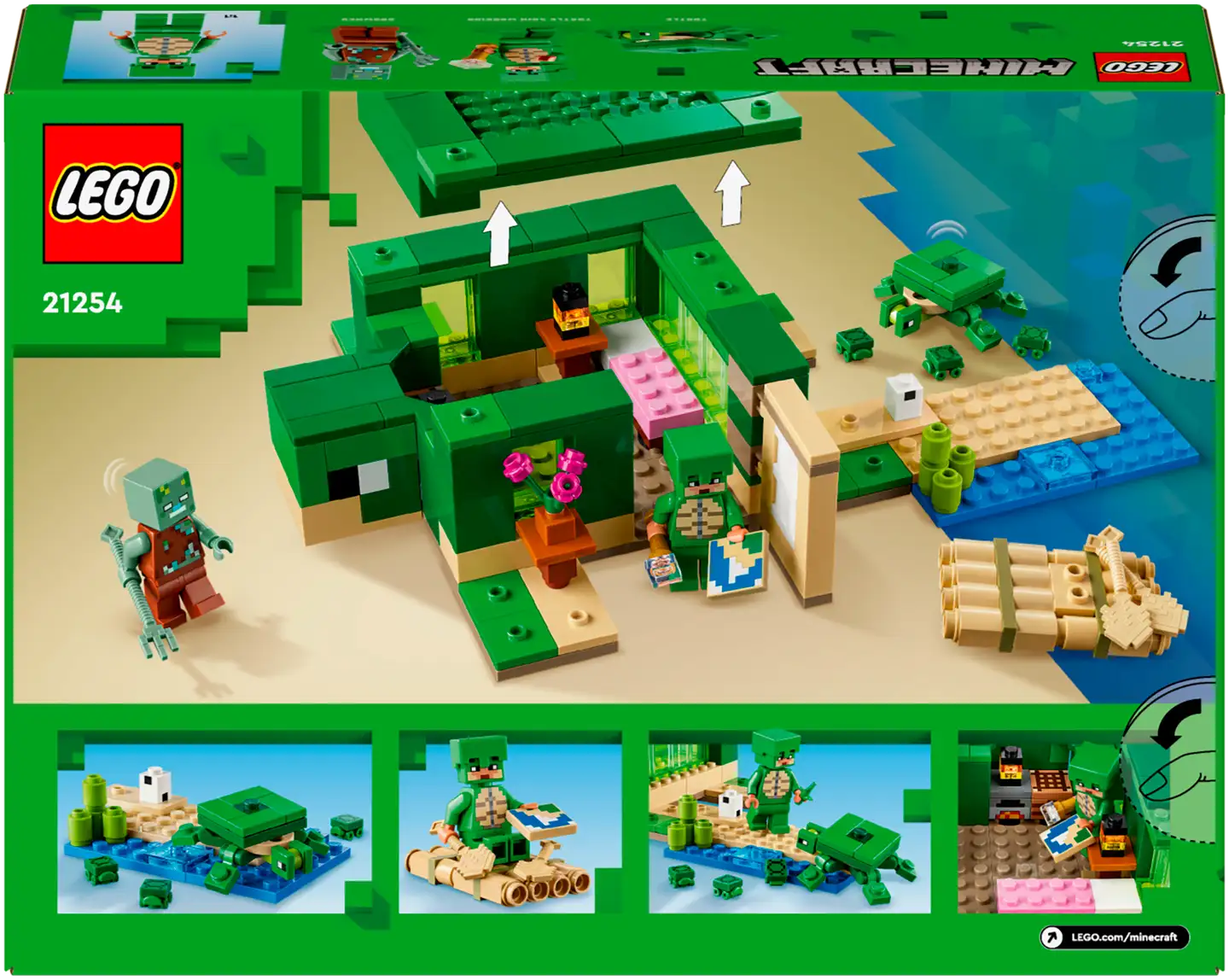 LEGO® Minecraft 21254 Kilpikonnarannan talo - 3