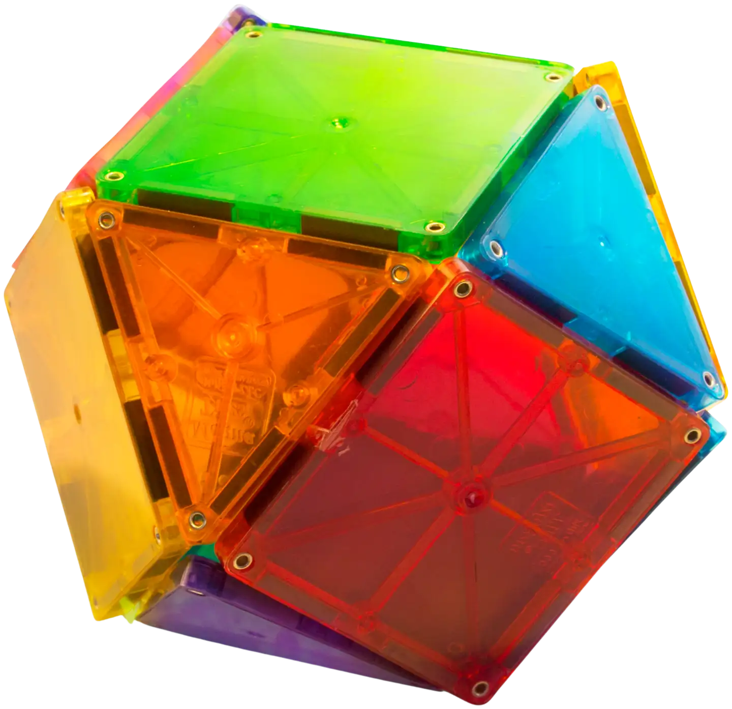 MAGNA-TILES® Clear Colours 32 osaa -magneettirakennussarja - 4