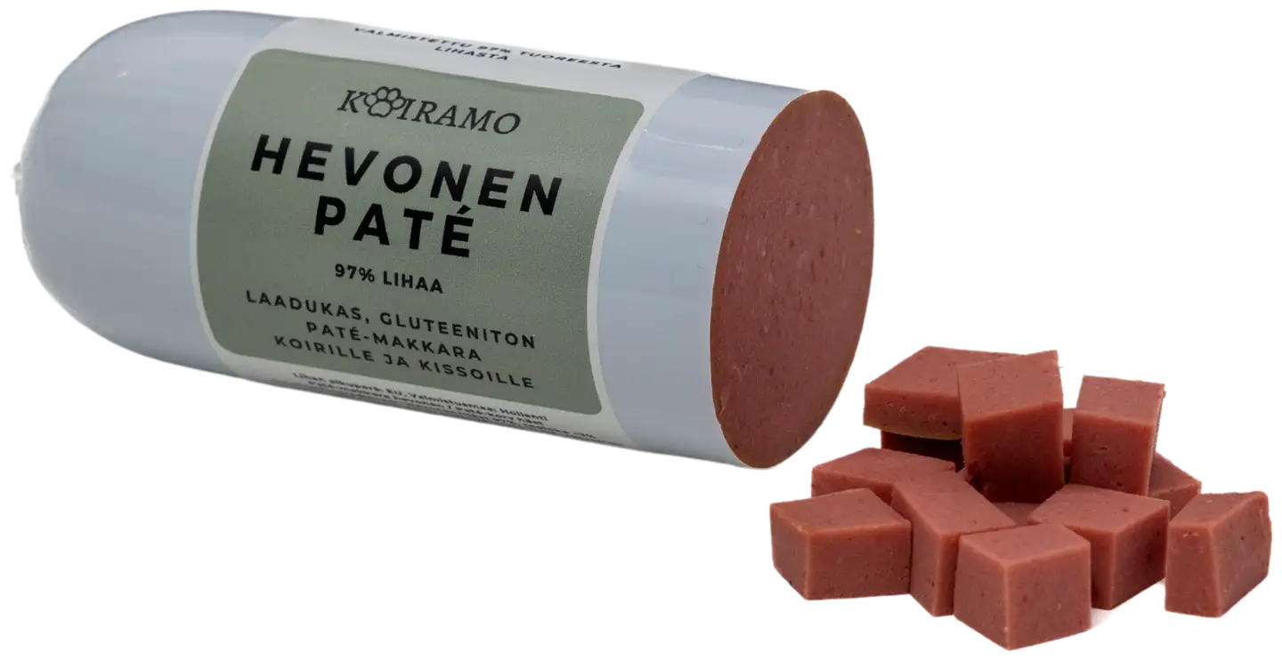 Koiramo Hevonen Paté-makkara gluteeniton 400g koiralle - 2