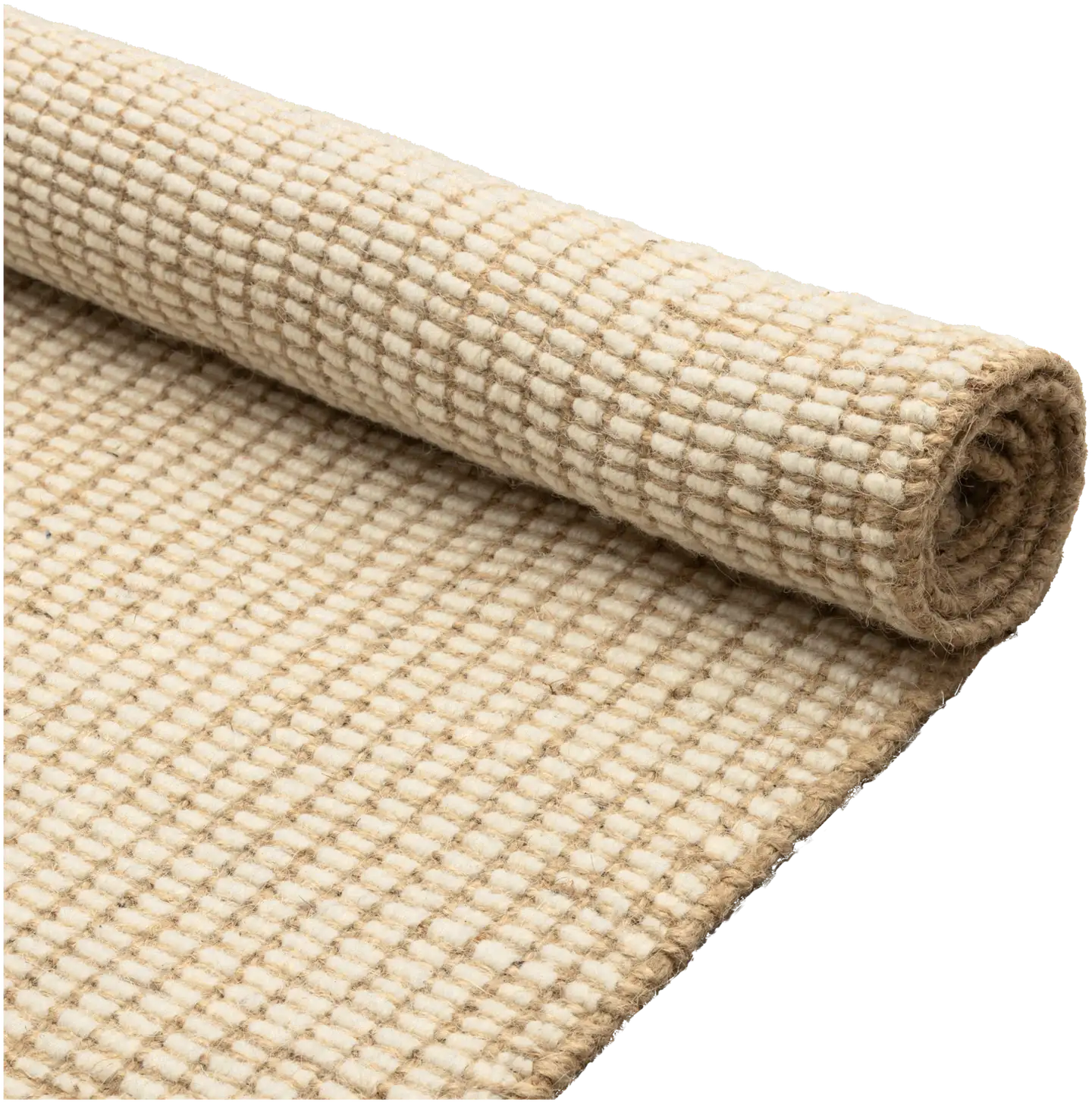 House villamatto Arabia 80x150 cm luonnonvalkoinen/juutti - 2