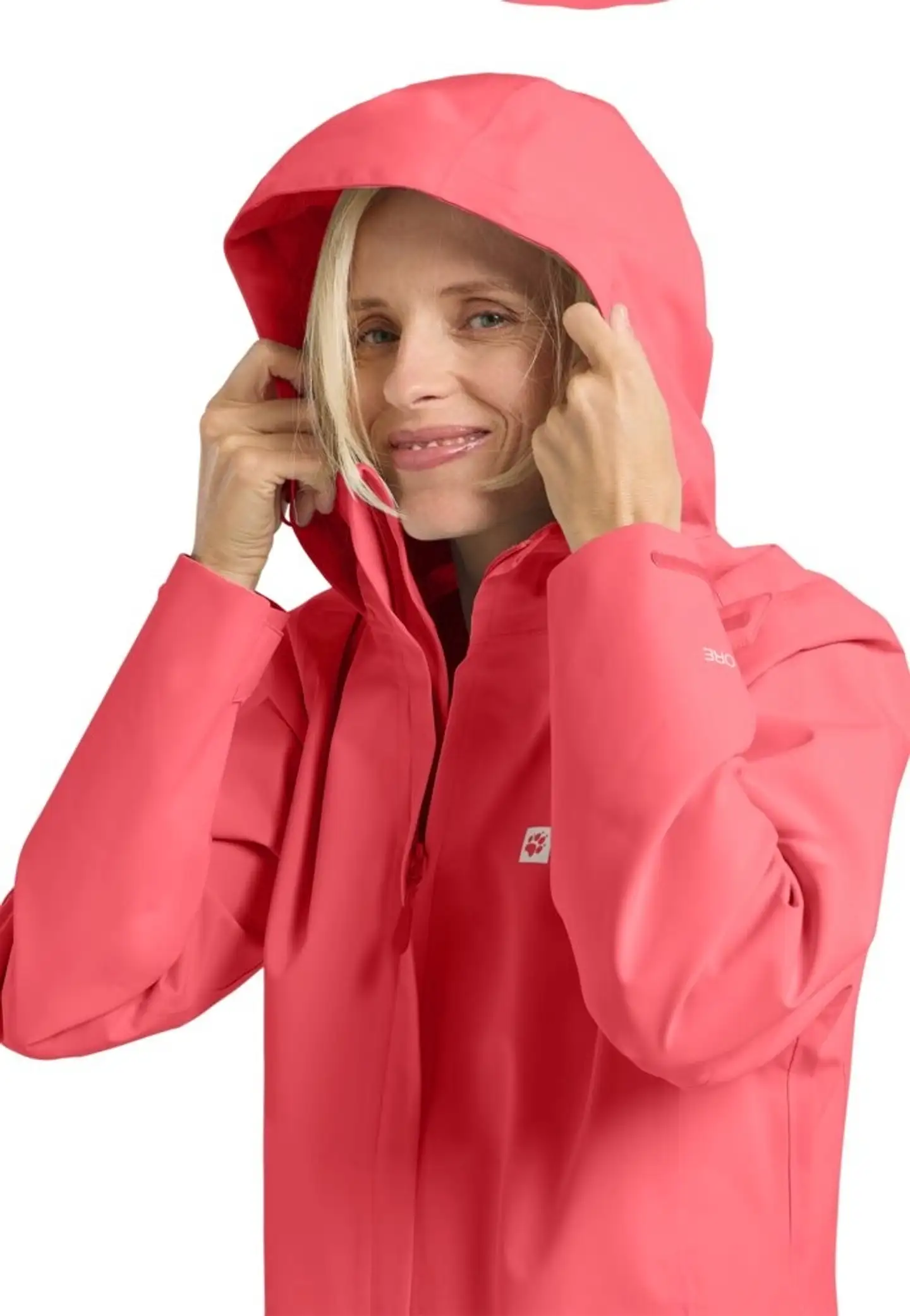 Jack Wolfskin naisten trailtime 2L w kuoritakki A63902 - sunset coral - 5