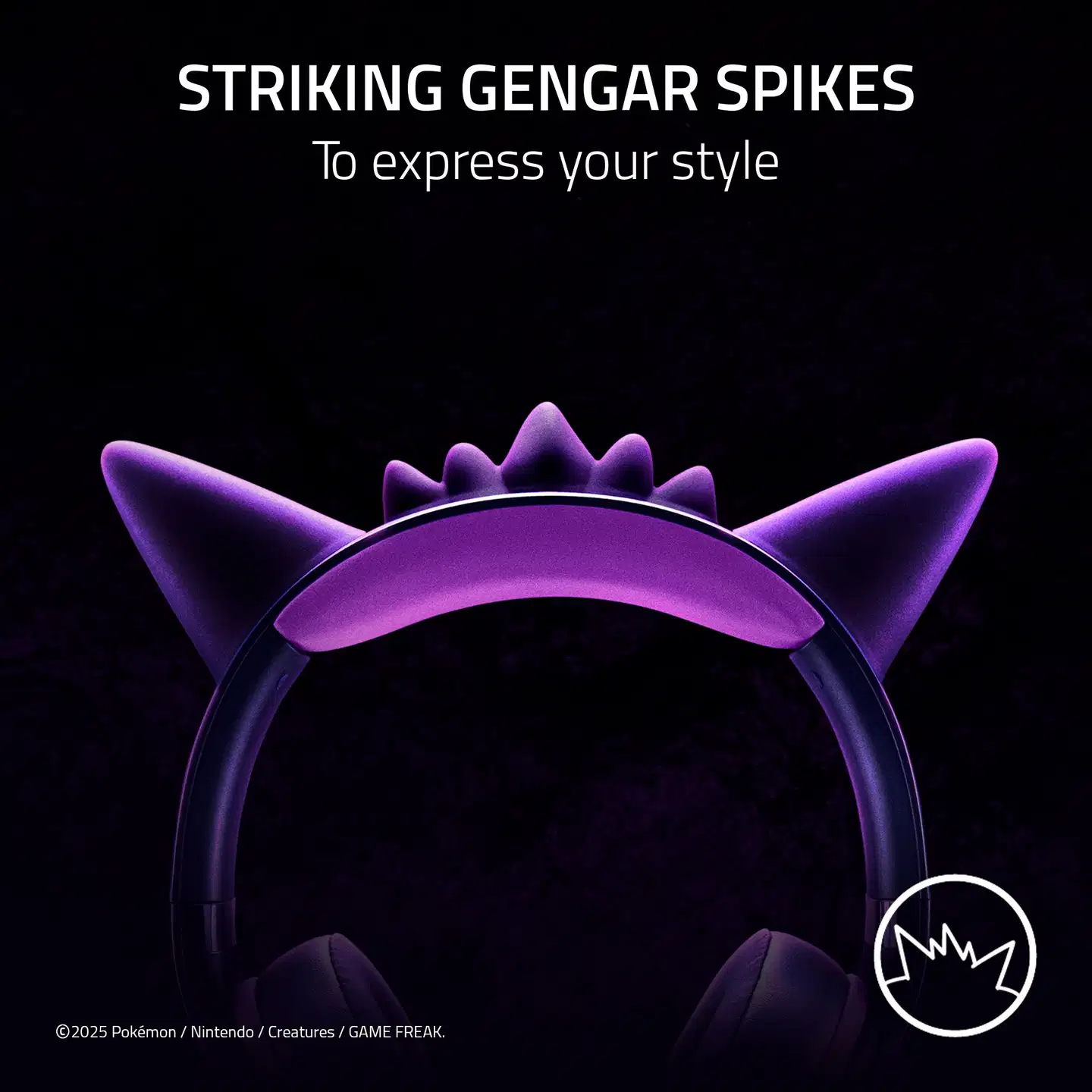 Razer Kraken Kitty V2 kuulokkeet, Pokemon Gengar edition - 10