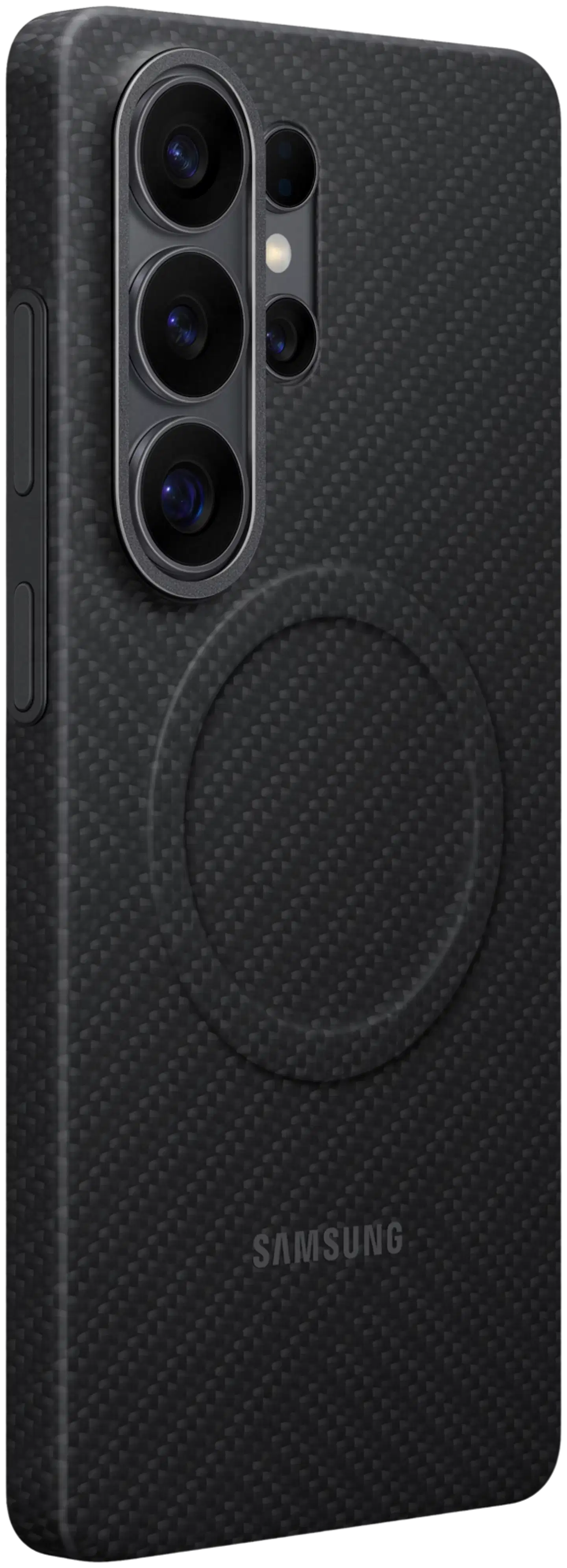 Samsung suojakotelo Galaxy S26 Ultra Carbon Magnet -Qi2 musta - 3