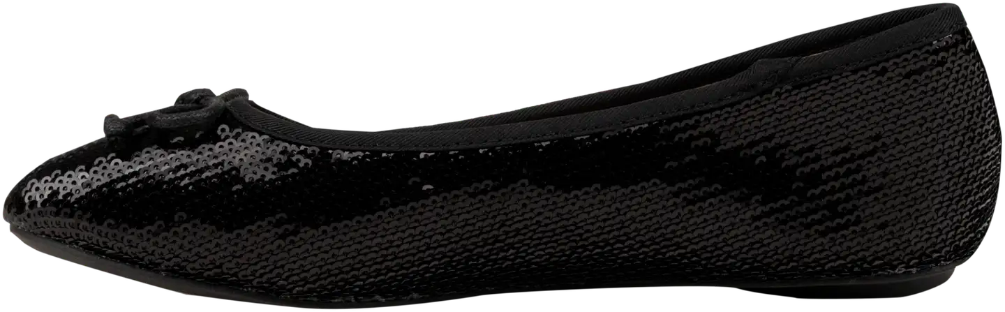 TEX lasten paljettiballerinat I995882 - BLACK 1 - 2
