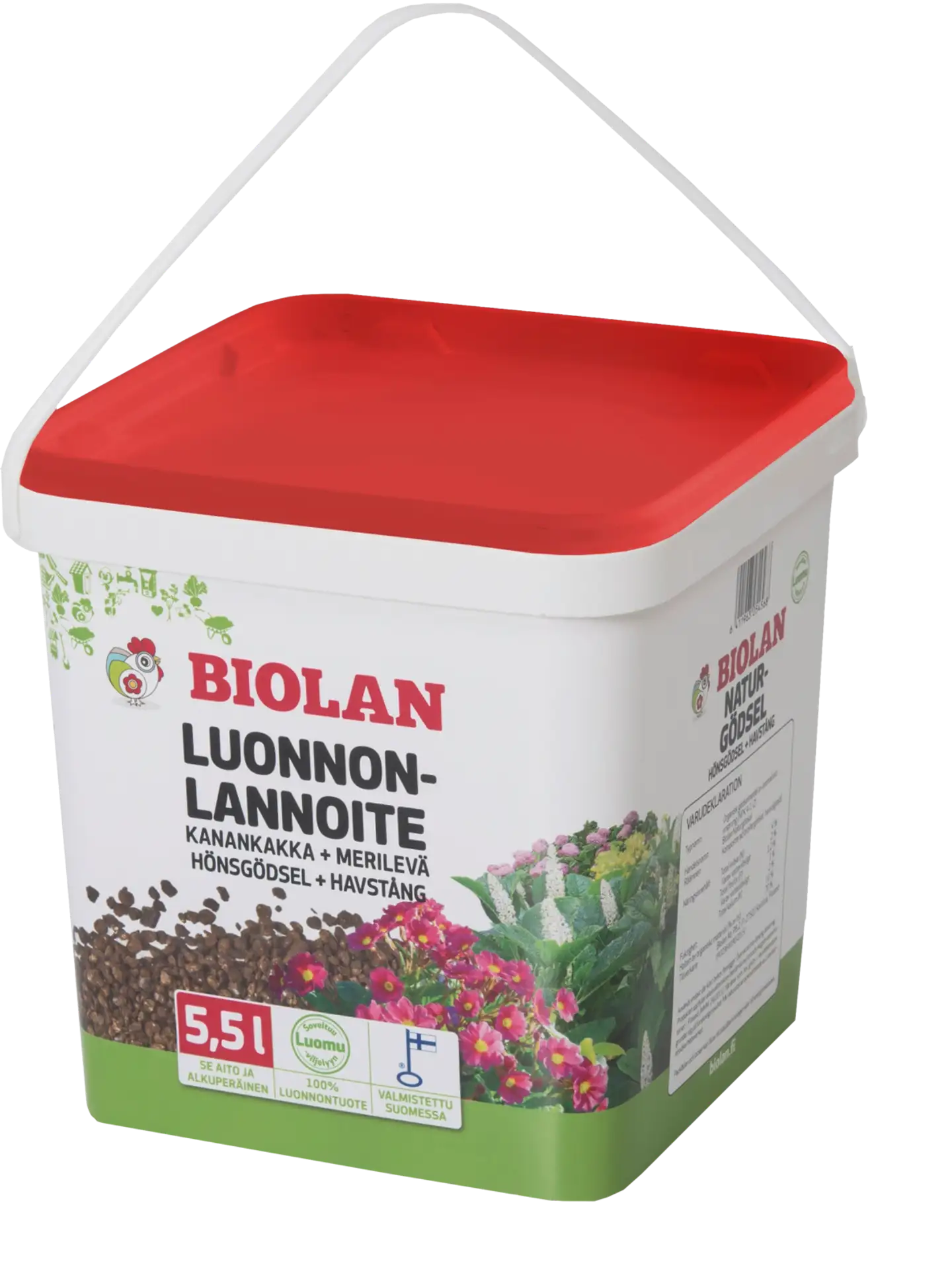 Biolan luonnonlannoite 5,5 l pakki - 1