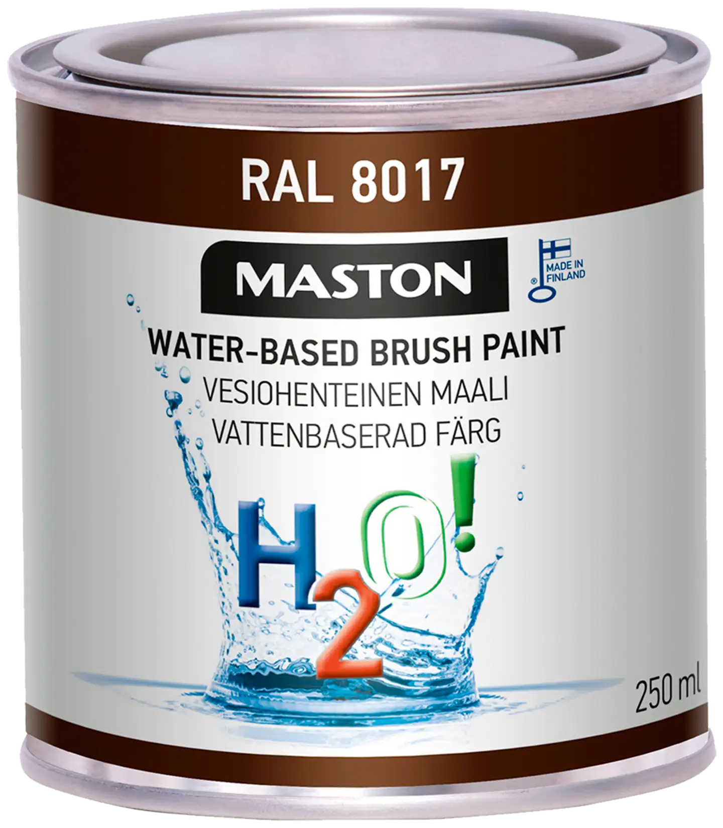 Maali H2O! RAL8017 Suklaanruskea 250ml - 1