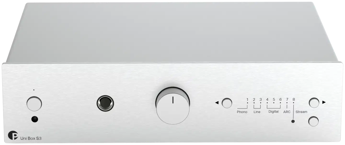 Pro-Ject Verkkovahvistin Uni Box S3 hopea - 1
