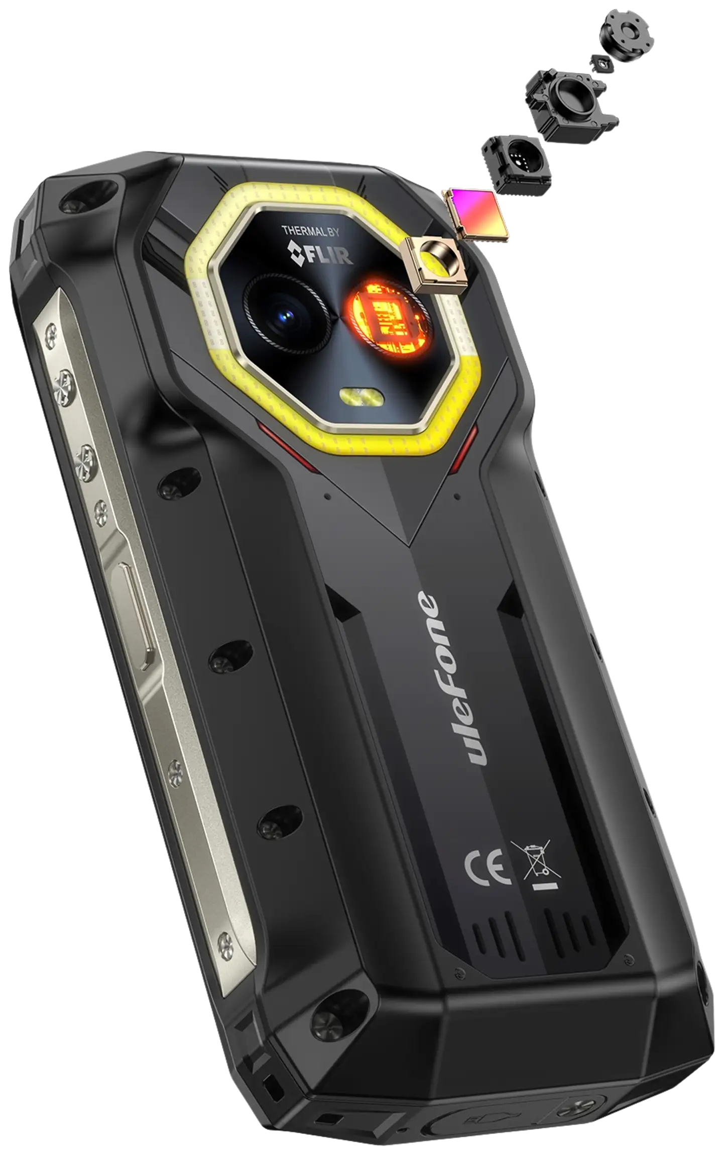 Ulefone Rugged-älypuhelin Armor Mini 20T Pro 5G 256 GB musta - 2