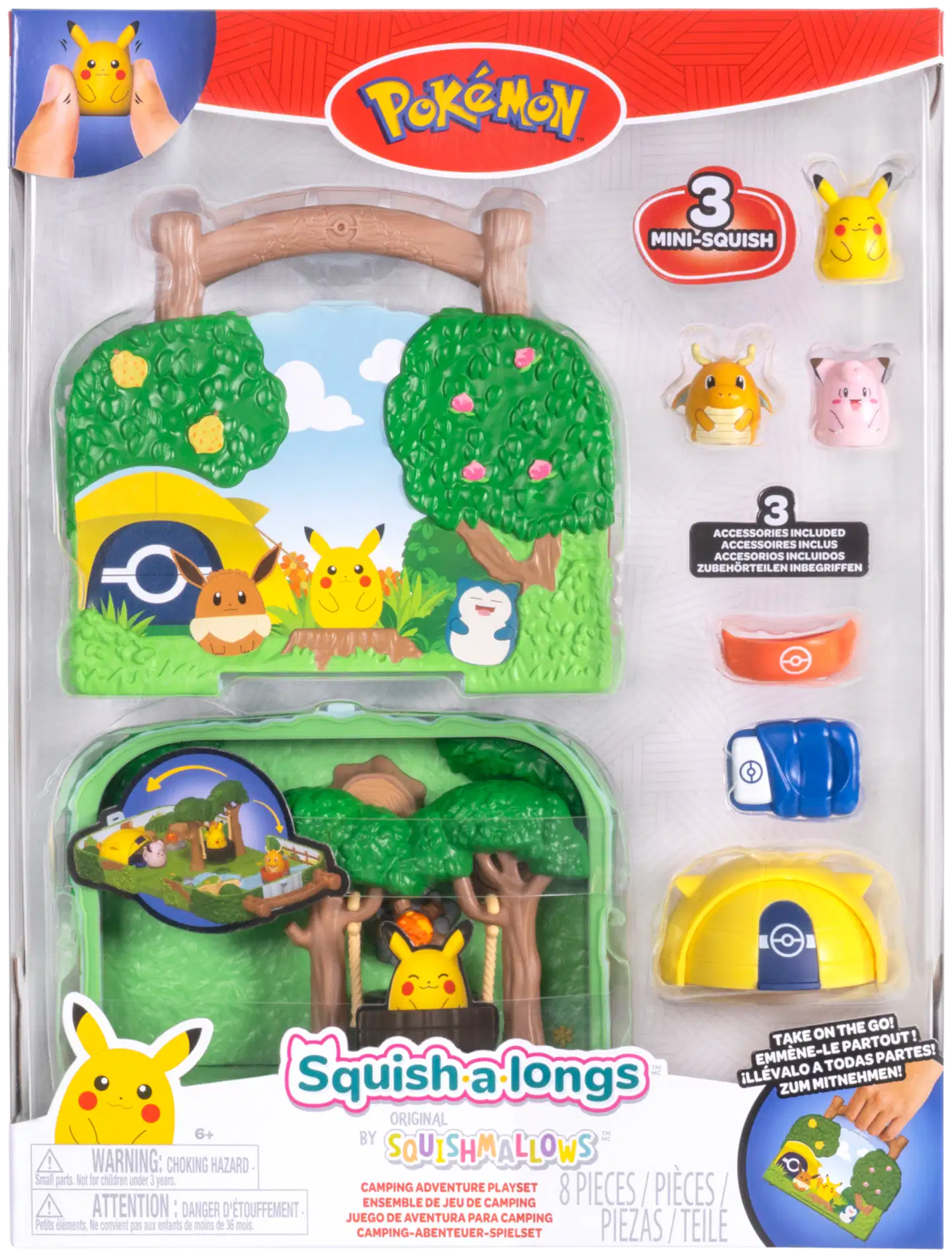 Squishalongs Pokémon Camping Playset - 2