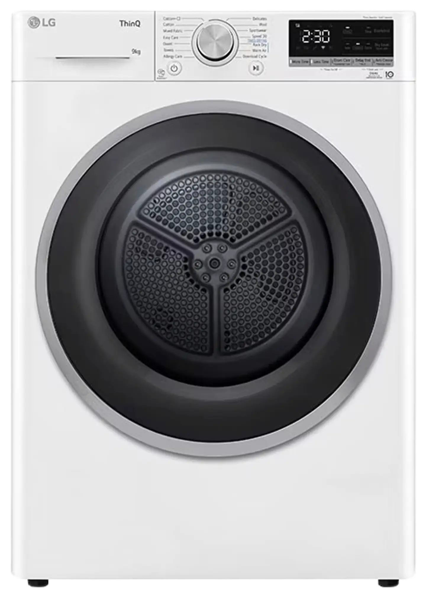 LG kuivausrumpu RH90V5AV7N 9kg valkoinen - 1