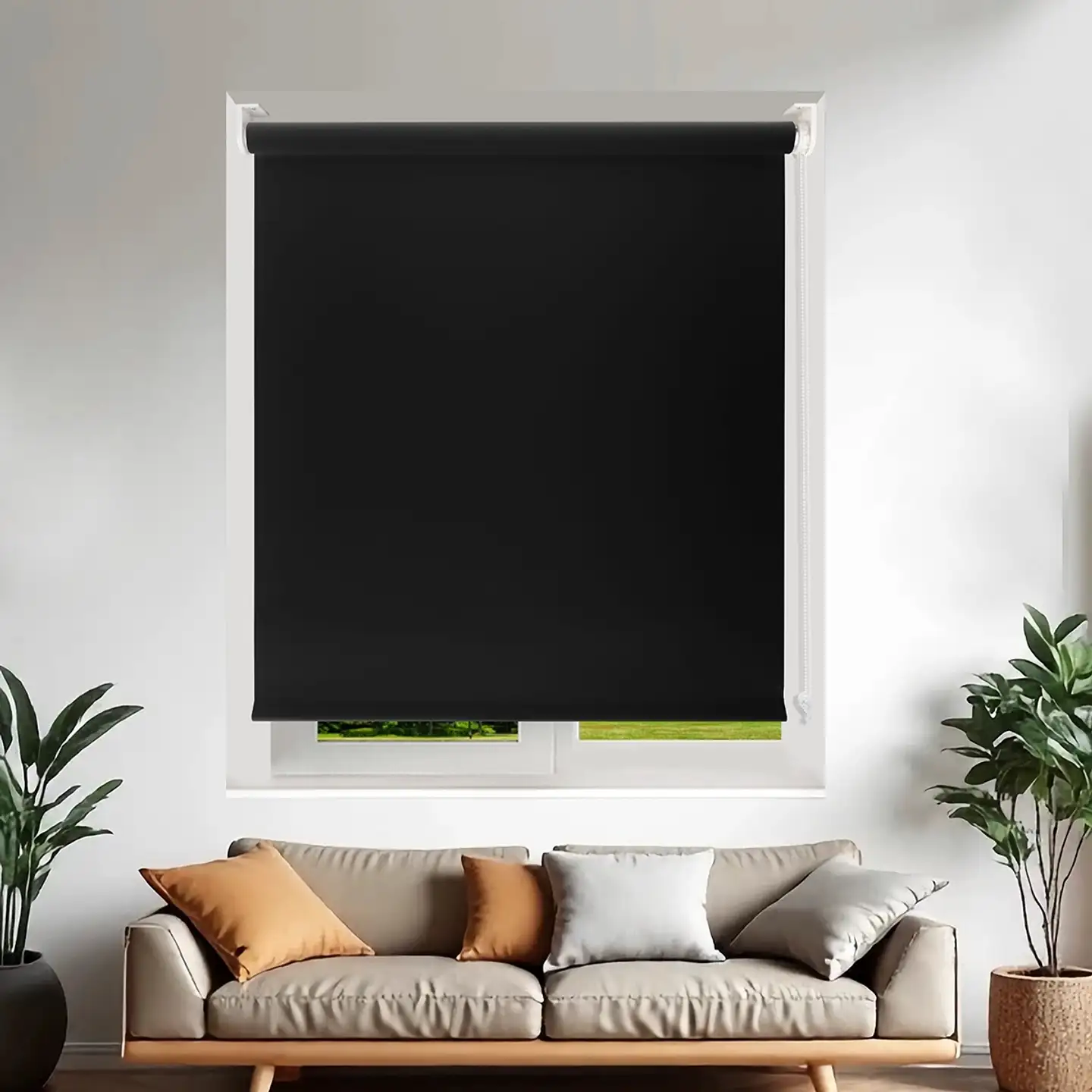 Ihanin pimentävä rullaverho musta 200x185cm - 5